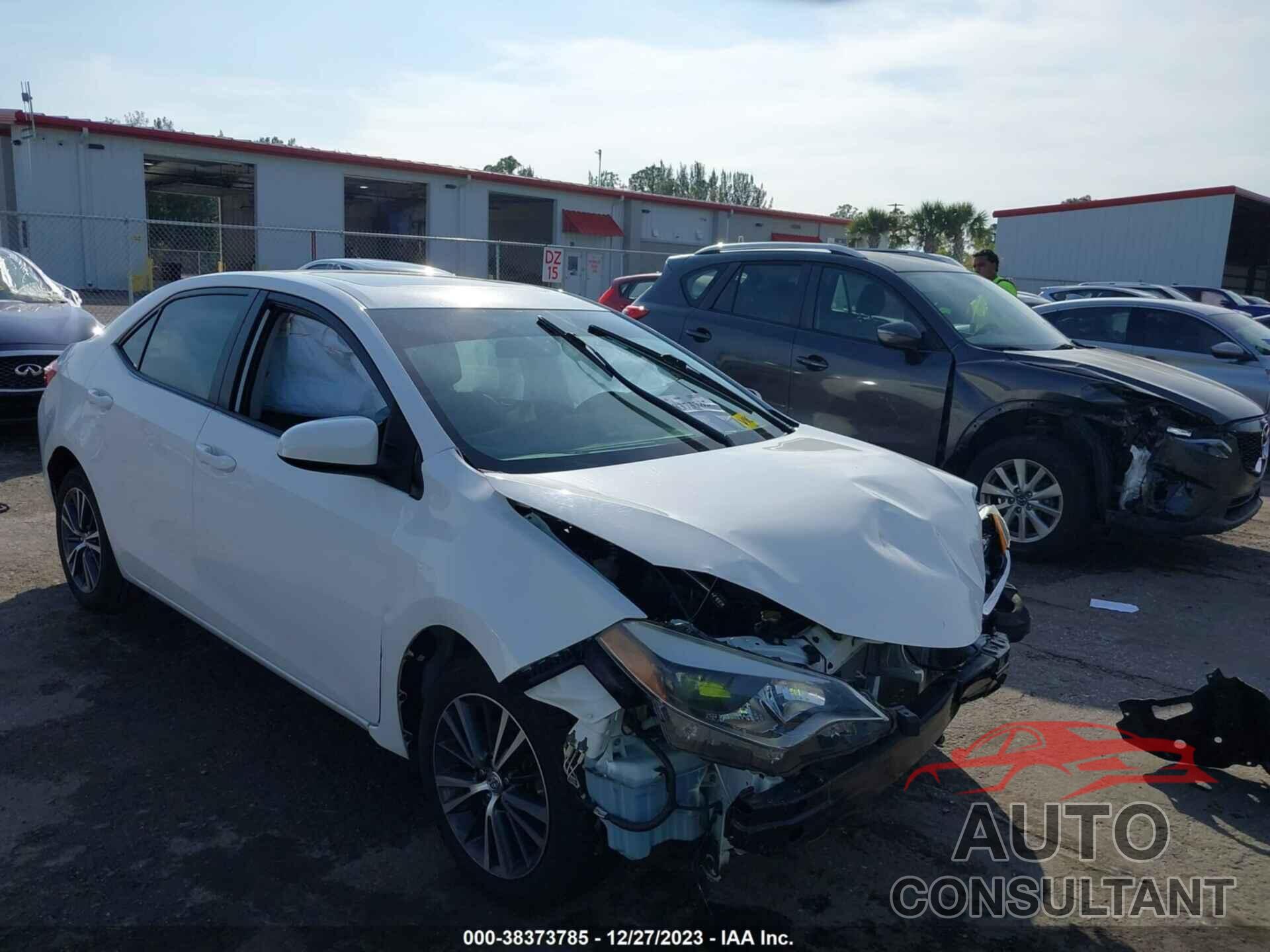 TOYOTA COROLLA 2016 - 2T1BURHE1GC707853