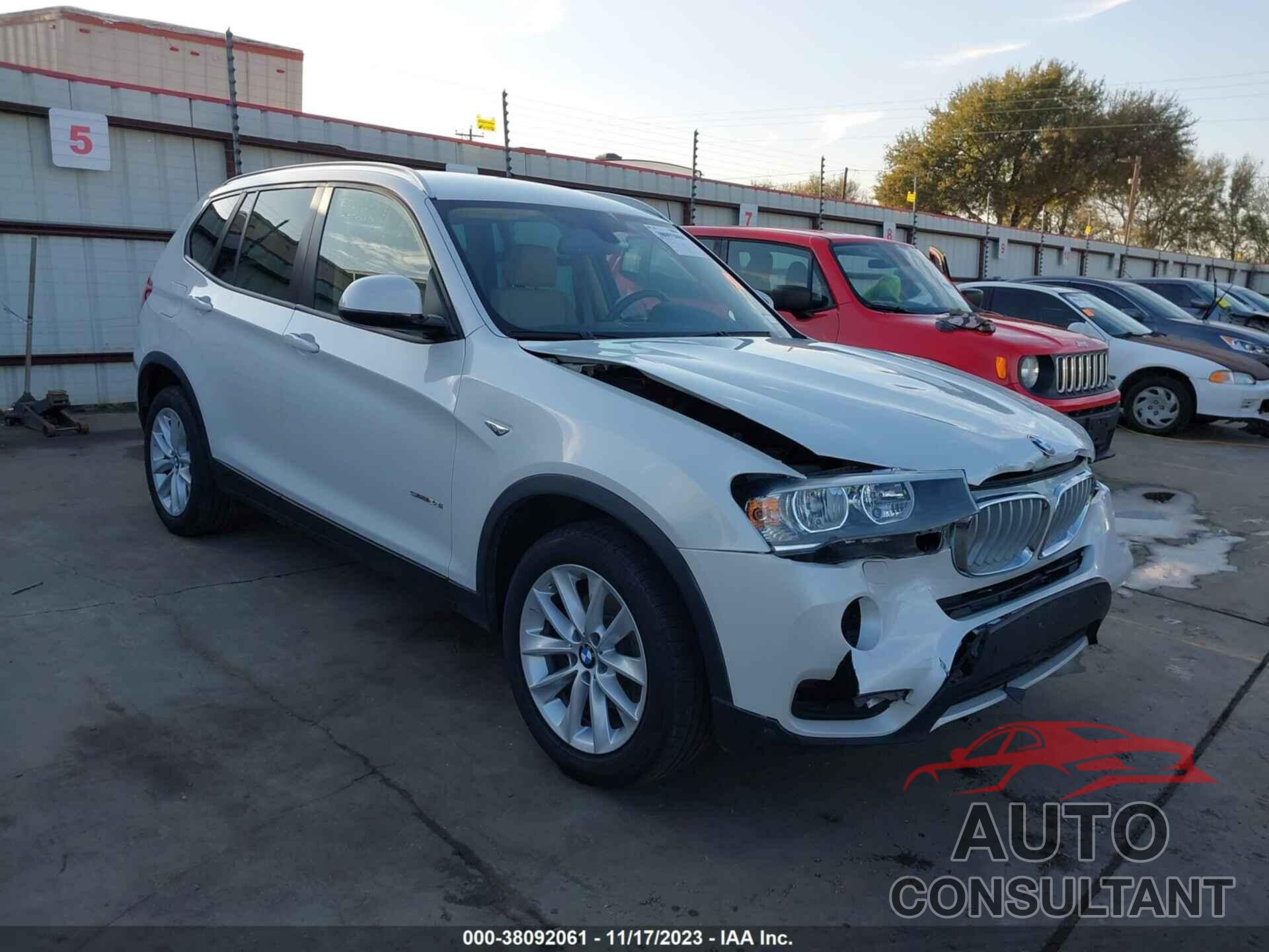 BMW X3 2017 - 5UXWZ7C30H0X41404