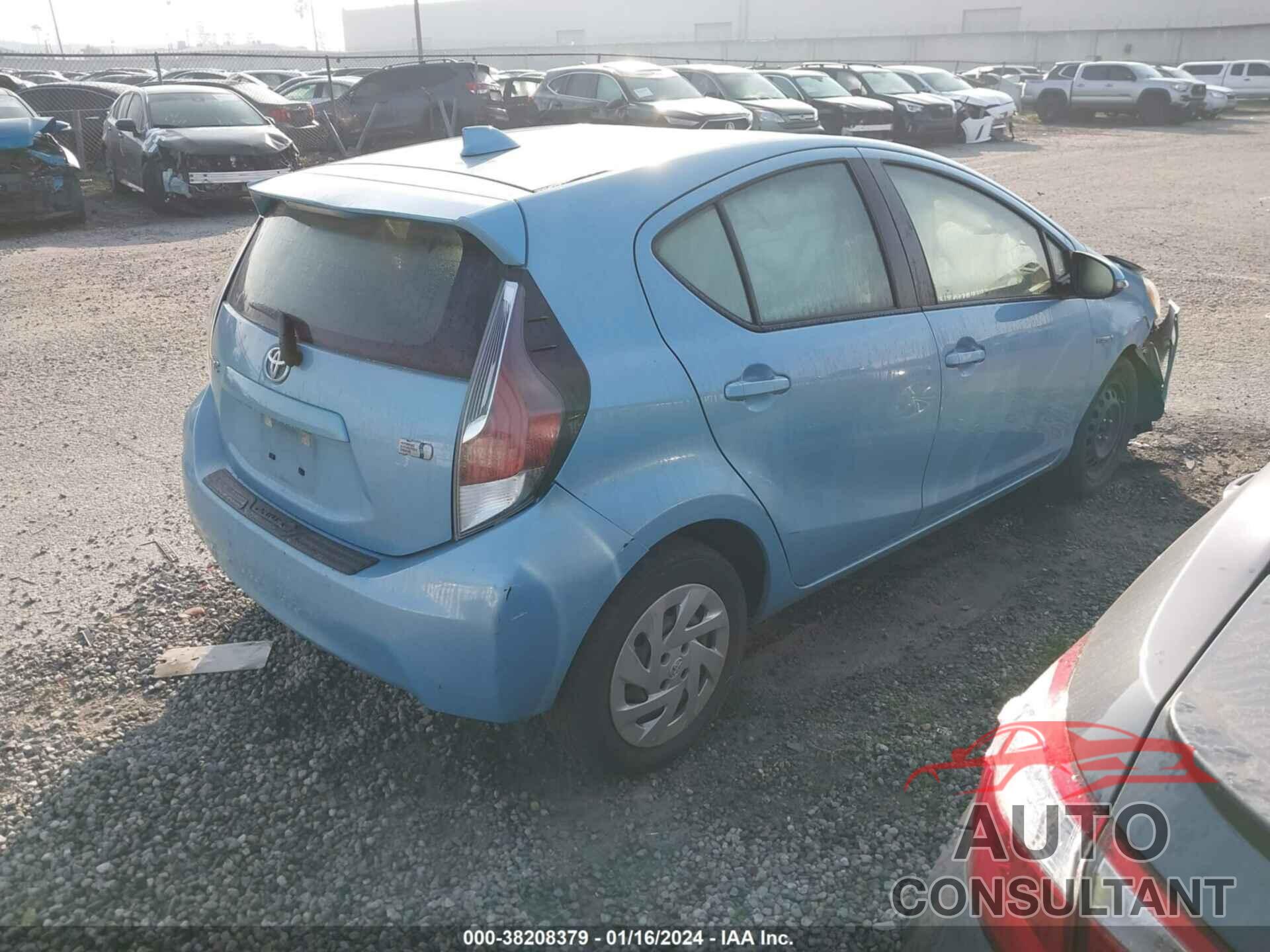 TOYOTA PRIUS C 2016 - JTDKDTB39G1589382