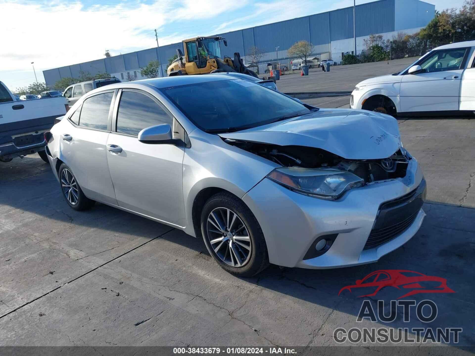 TOYOTA COROLLA 2016 - 5YFBURHE3GP454423