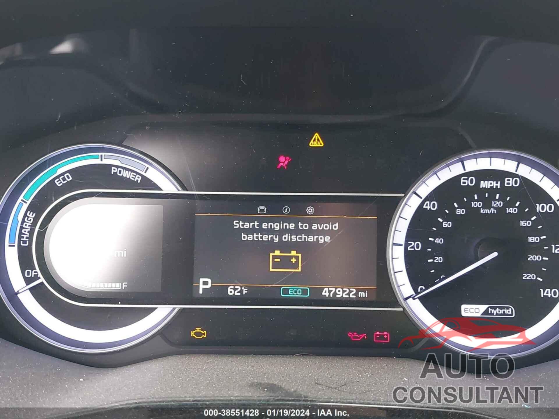 KIA NIRO 2020 - KNDCB3LC2L5426729