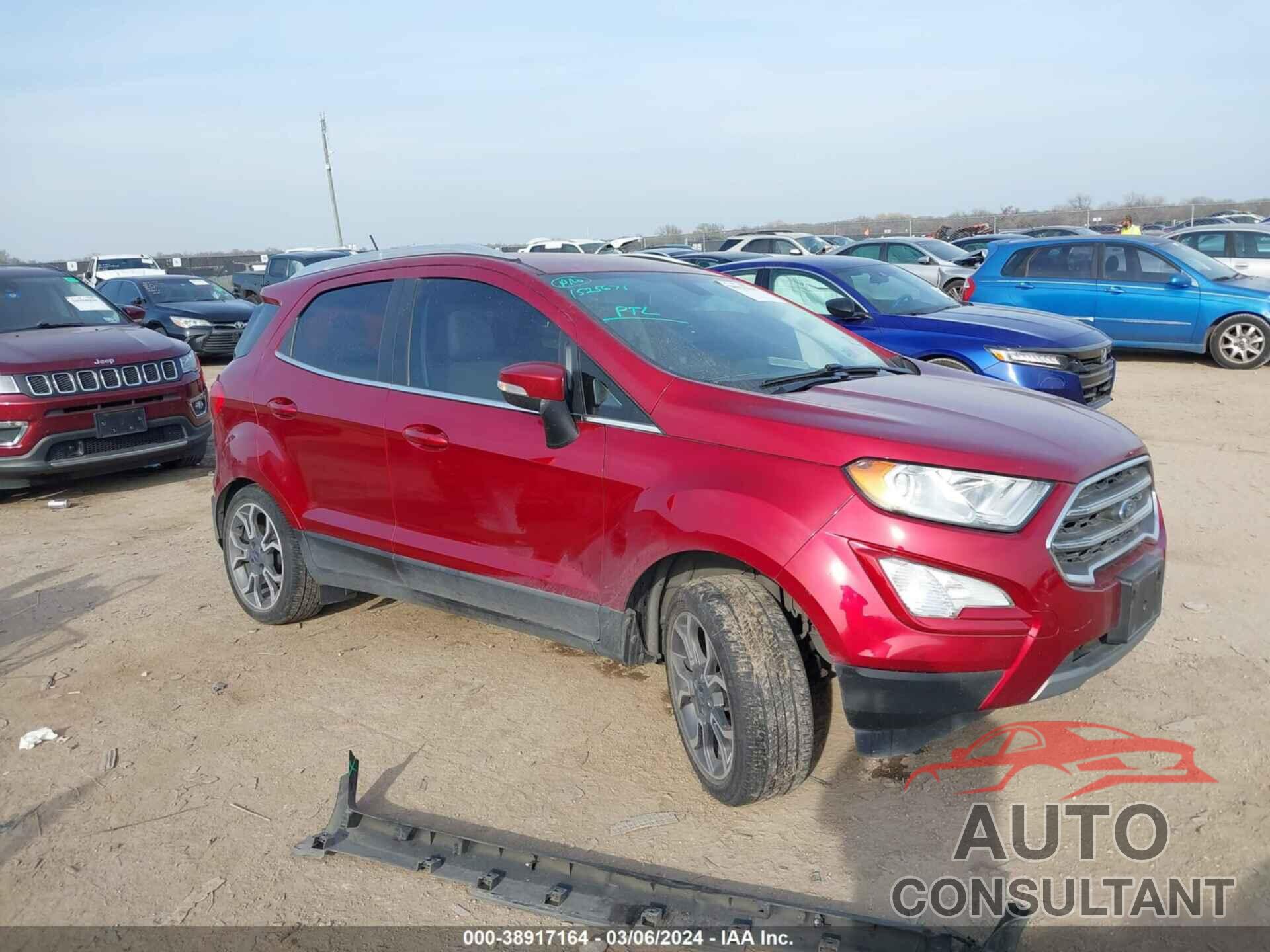 FORD ECOSPORT 2018 - MAJ3P1VE0JC247642