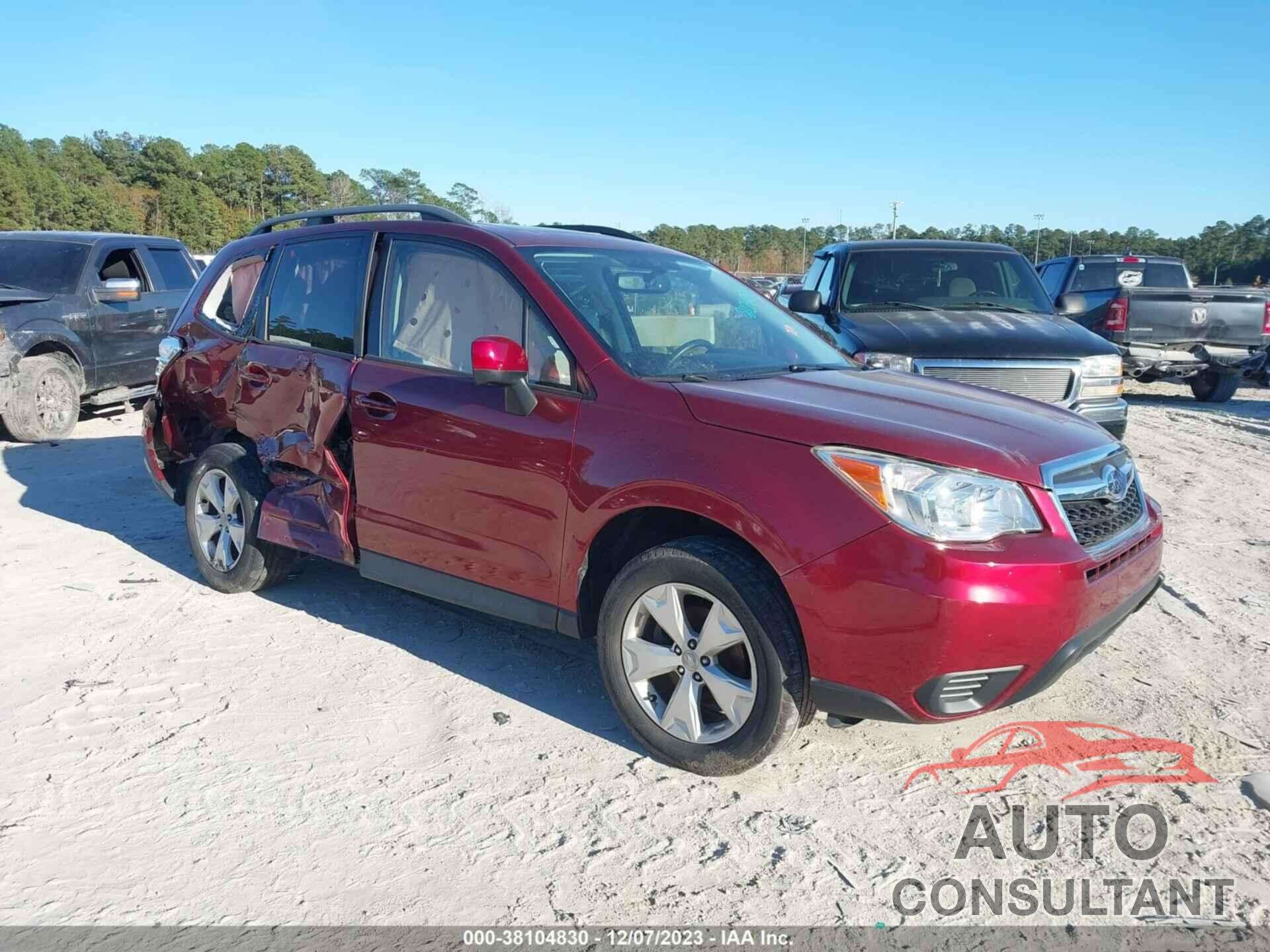 SUBARU FORESTER 2016 - JF2SJADC6GH528834