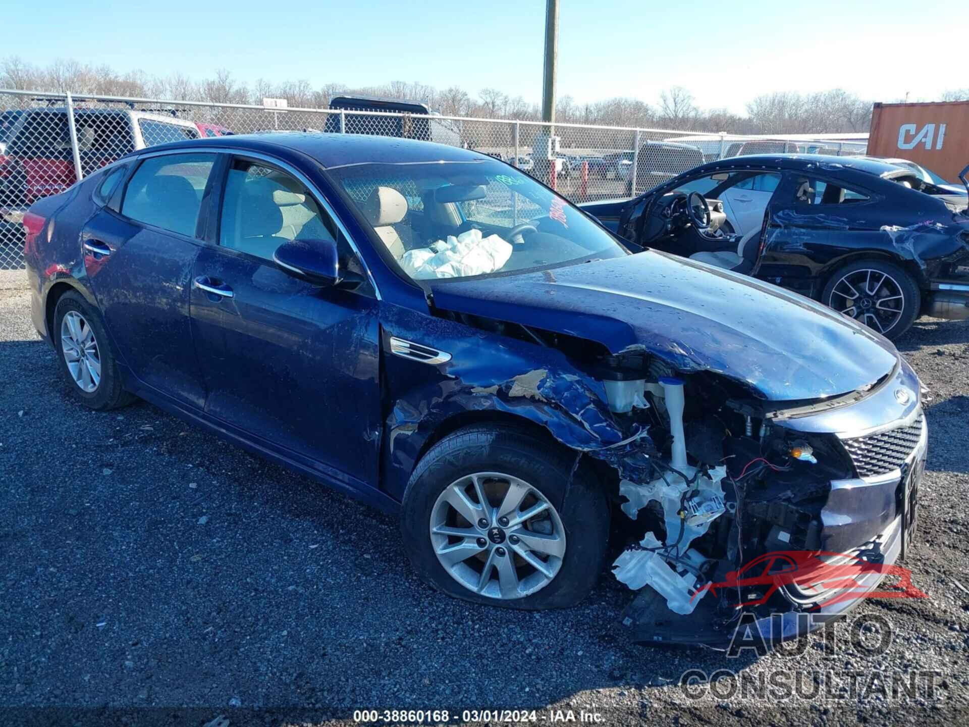 KIA OPTIMA 2018 - 5XXGT4L39JG188617