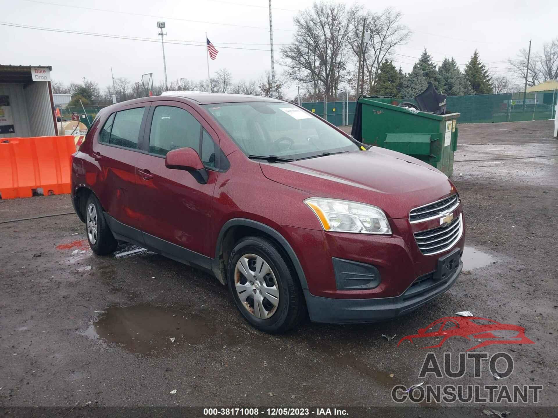 CHEVROLET TRAX 2016 - 3GNCJKSB7GL276359