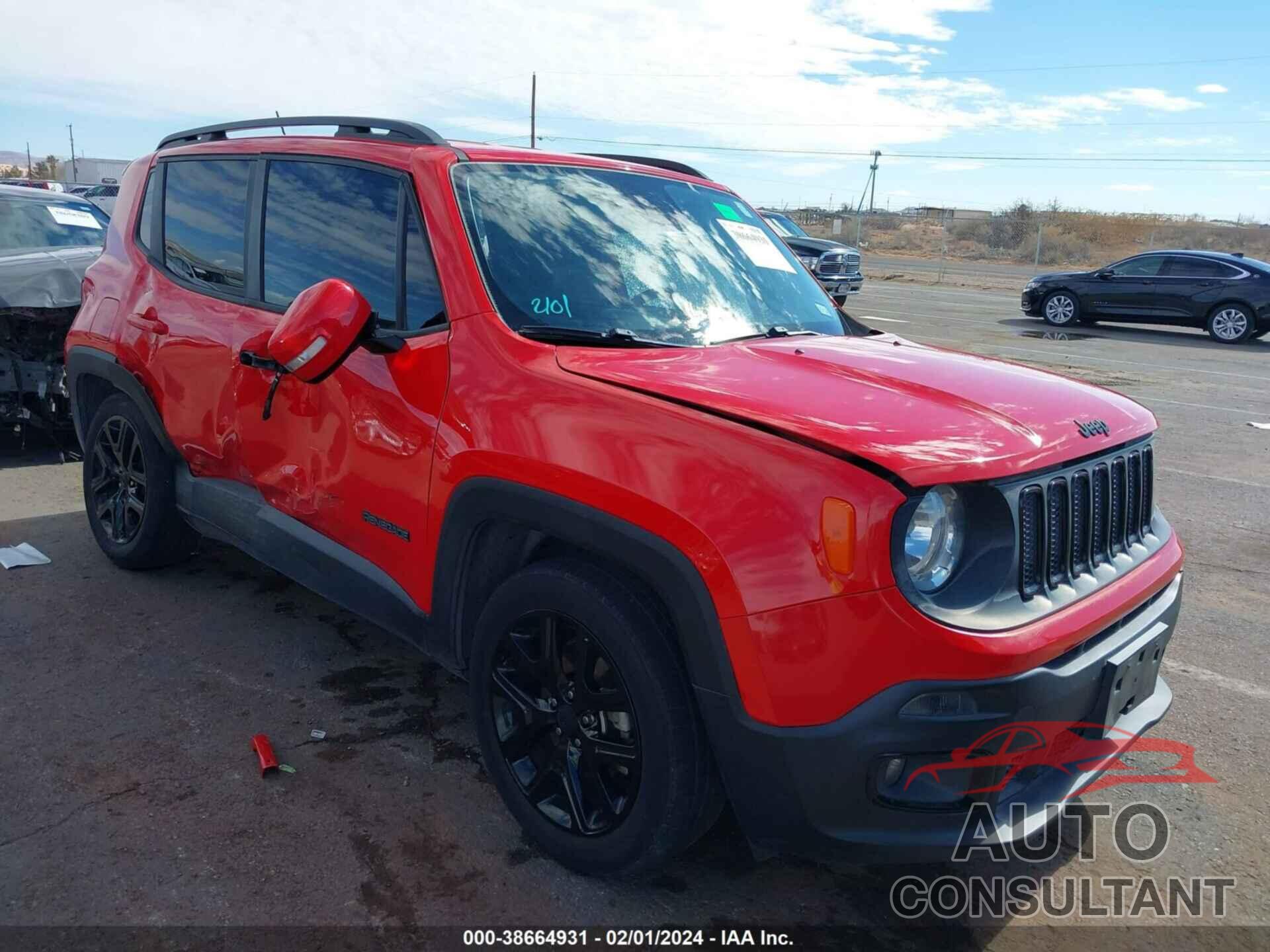 JEEP RENEGADE 2017 - ZACCJABB8HPE85489