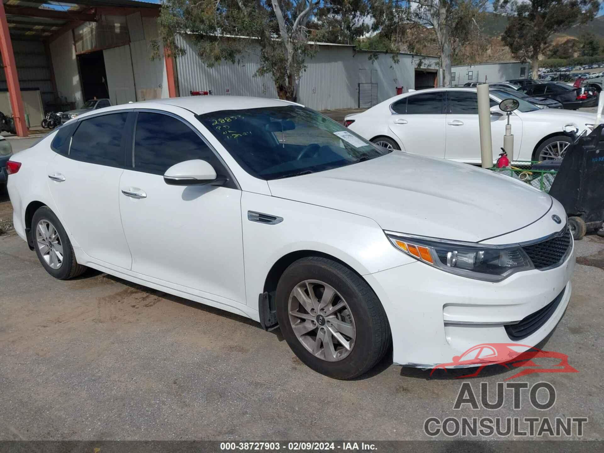 KIA OPTIMA 2016 - KNAGT4L36G5089313
