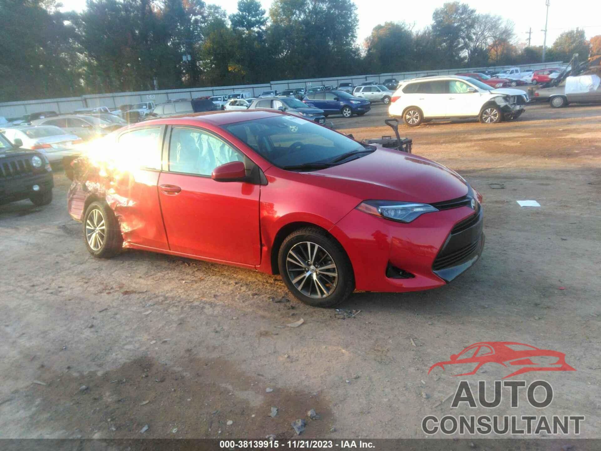 TOYOTA COROLLA 2019 - 5YFBURHE4KP943602