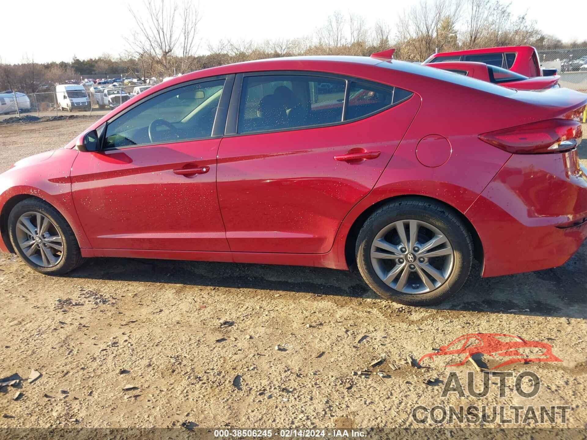 HYUNDAI ELANTRA 2017 - 5NPD84LF4HH170815