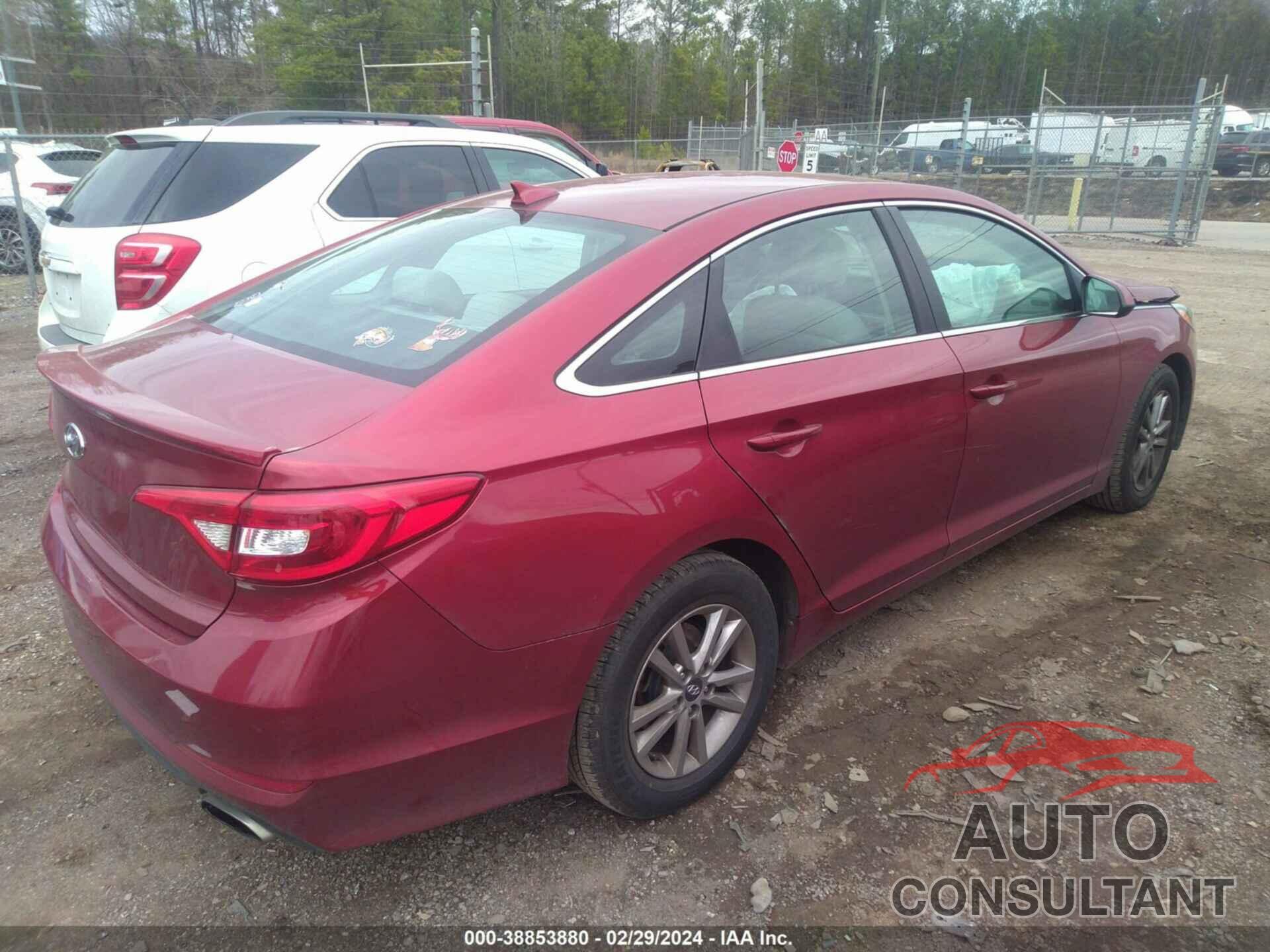 HYUNDAI SONATA 2016 - 5NPE24AF9GH368930