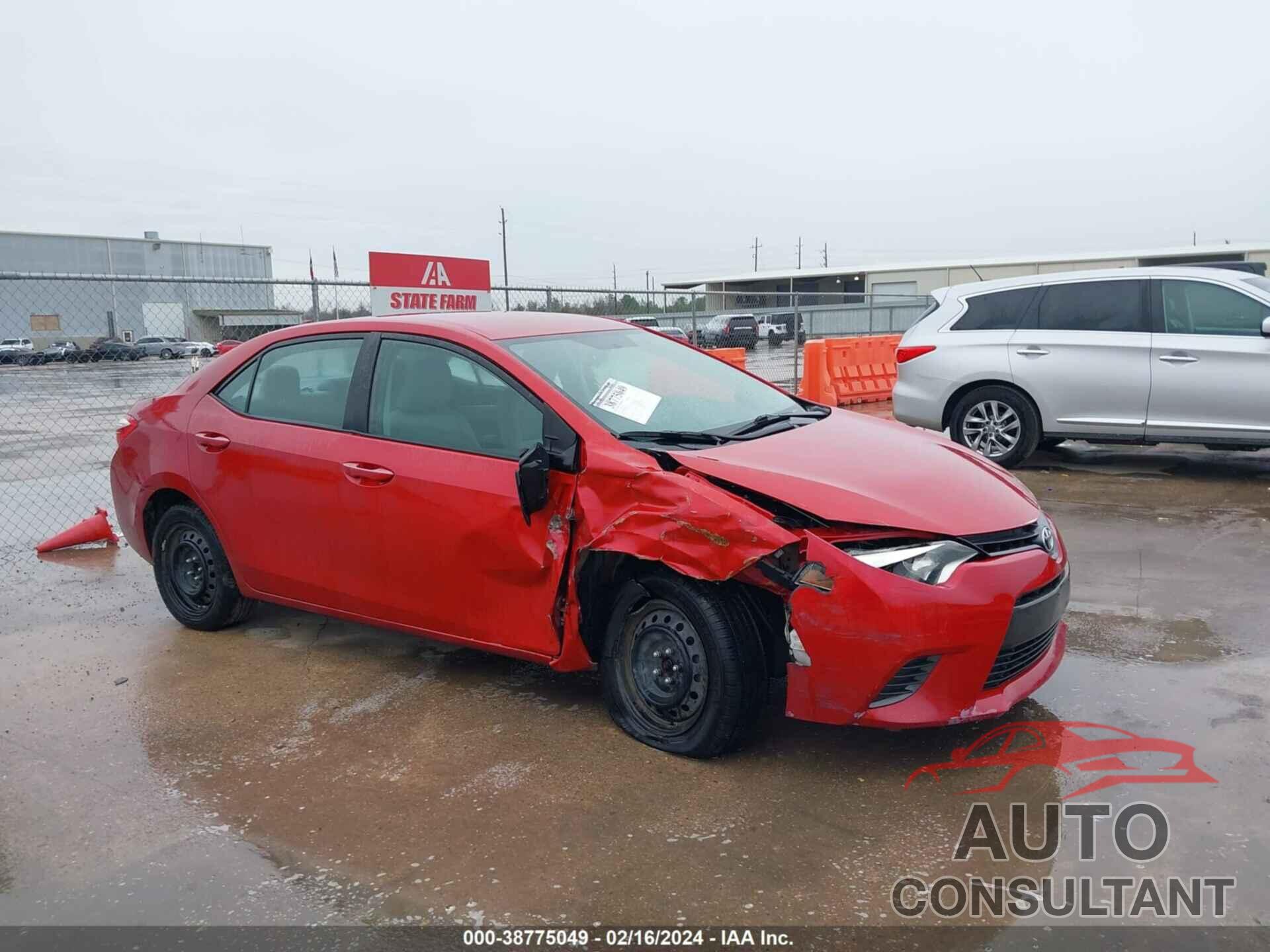 TOYOTA COROLLA 2016 - 5YFBURHE9GP414721