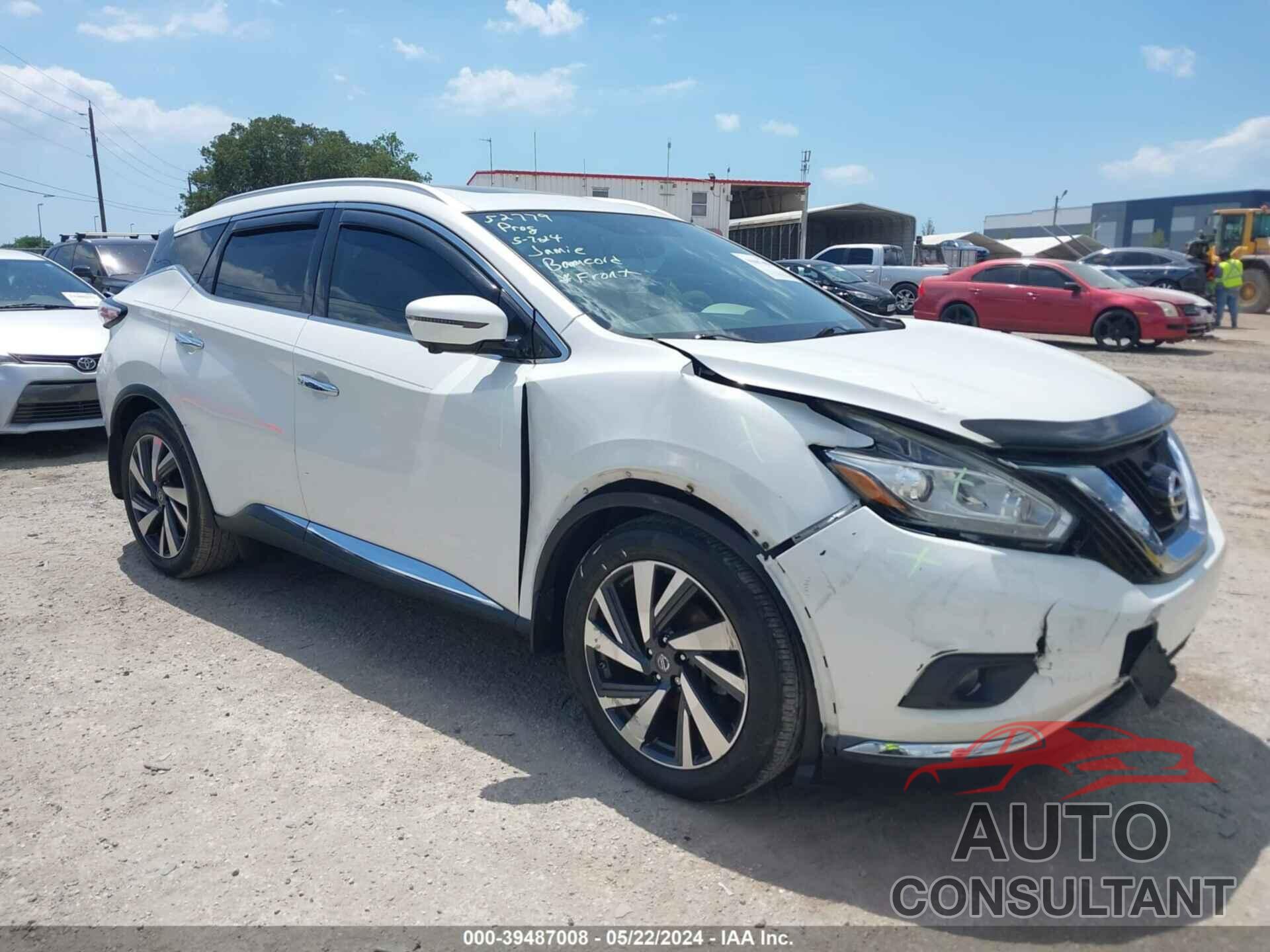 NISSAN MURANO 2017 - 5N1AZ2MG9HN123982