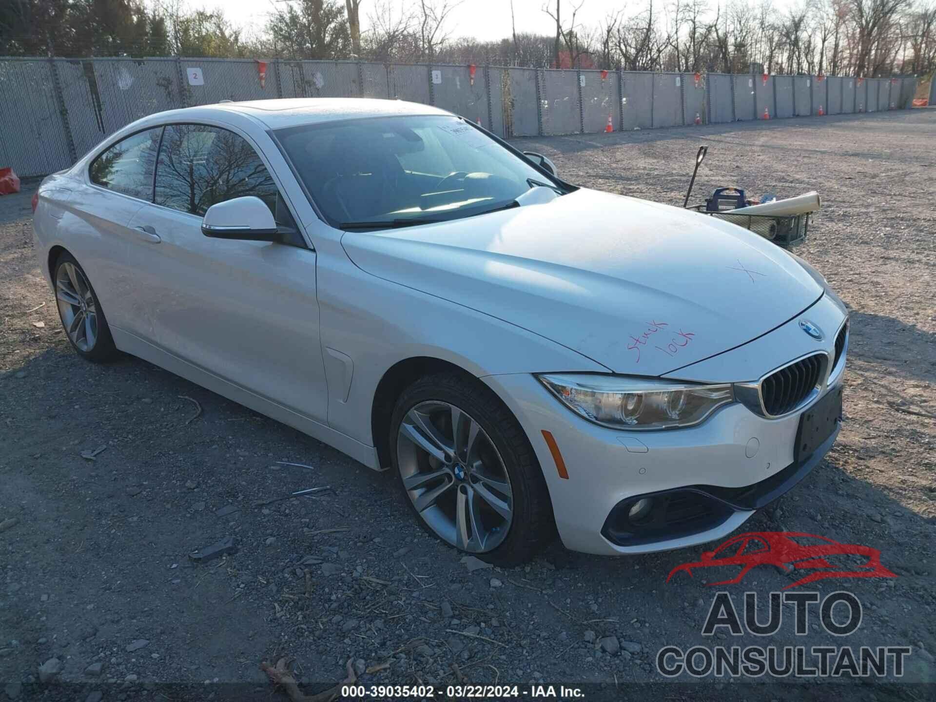 BMW 435I 2016 - WBA3R5C57GK373636