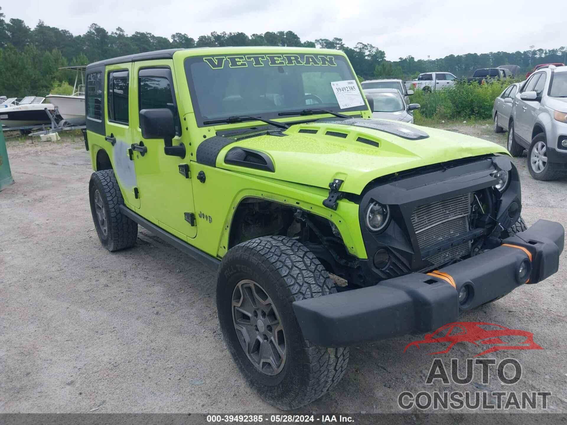 JEEP WRANGLER UNLIMITED 2016 - 1C4BJWFG2GL299433