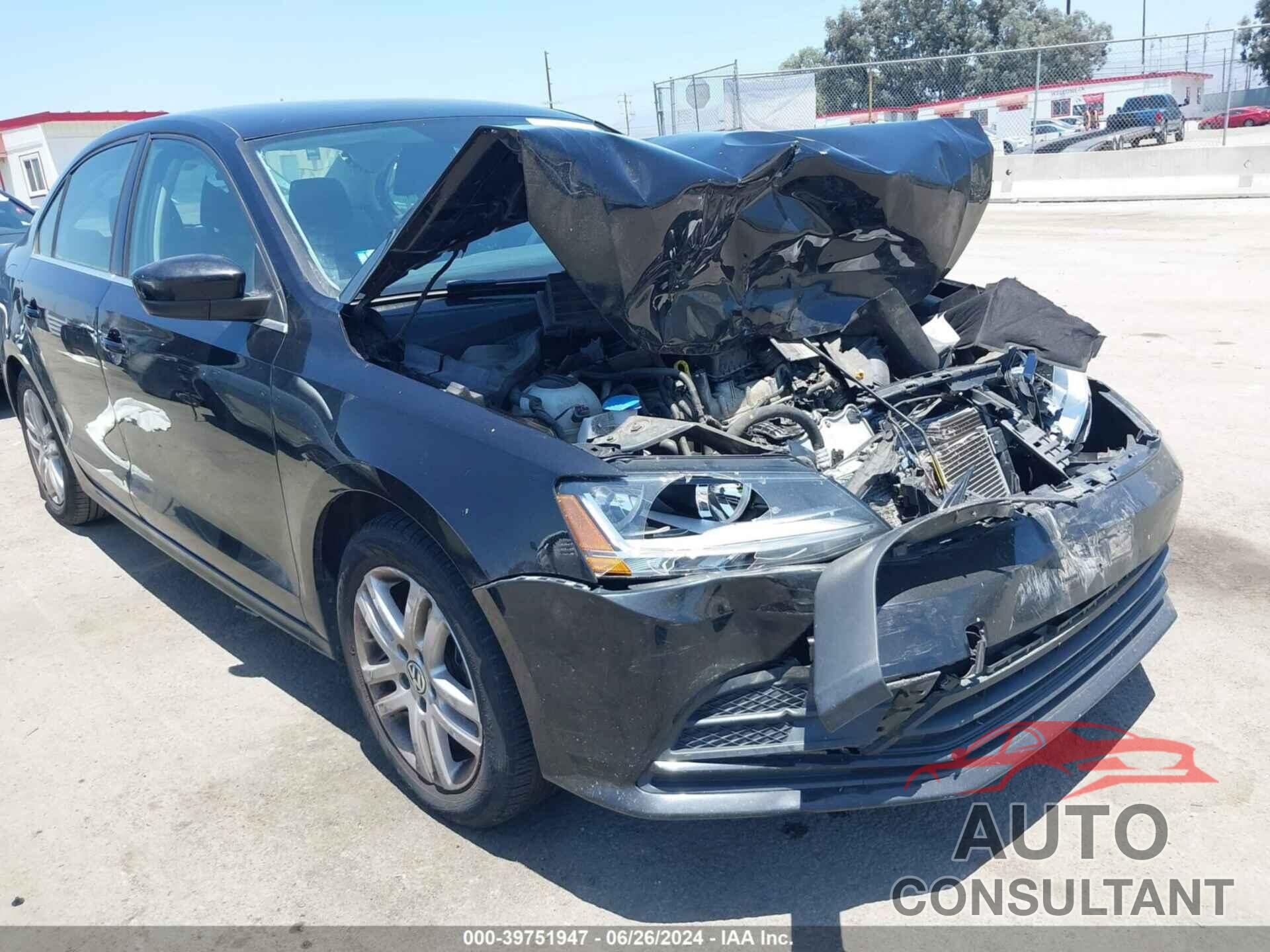 VOLKSWAGEN JETTA 2017 - 3VW2B7AJ3HM268257