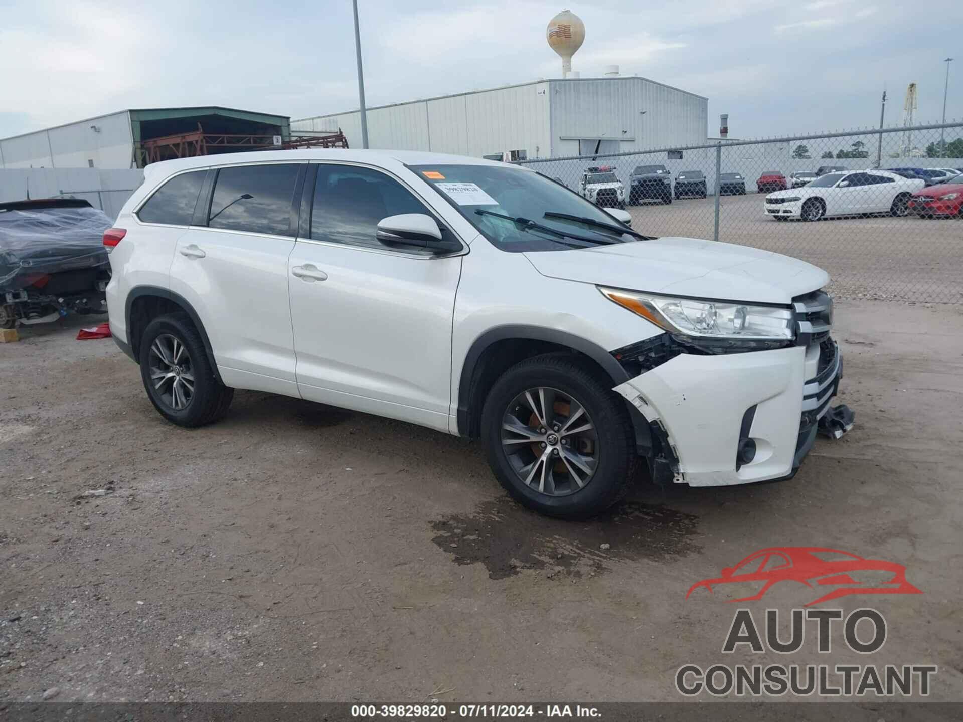 TOYOTA HIGHLANDER 2017 - 5TDZZRFH9HS201130