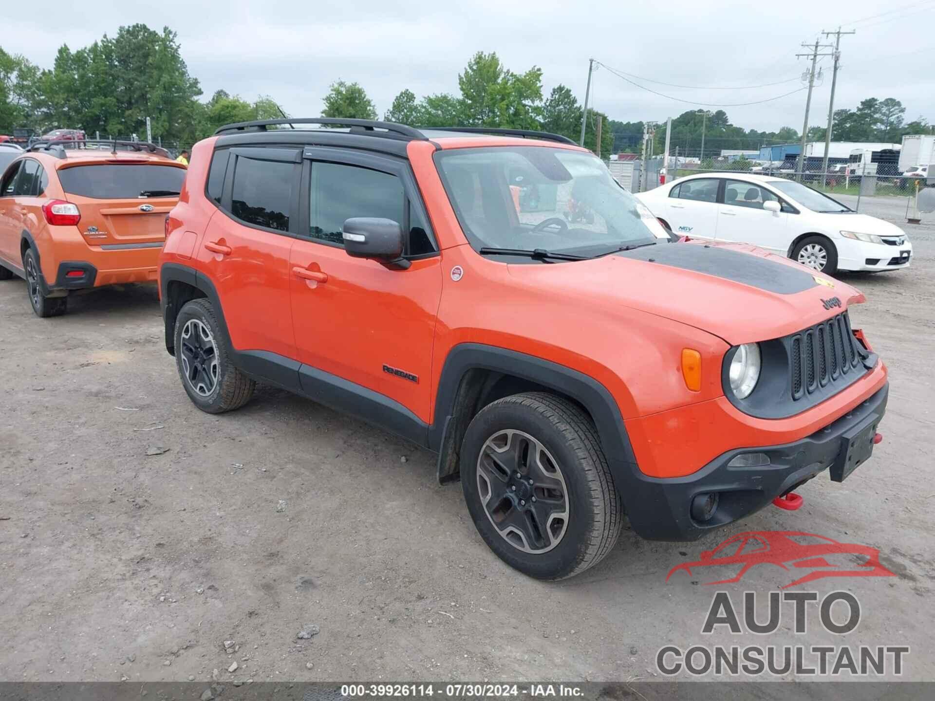 JEEP RENEGADE 2016 - ZACCJBCT7GPD04054