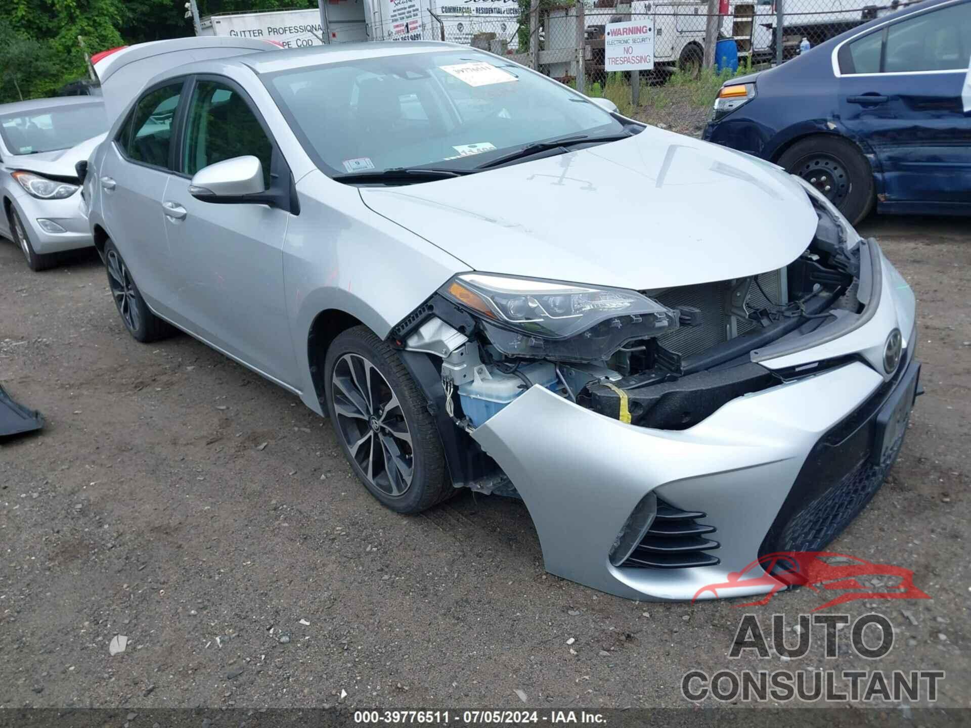 TOYOTA COROLLA 2017 - 2T1BURHE5HC814857