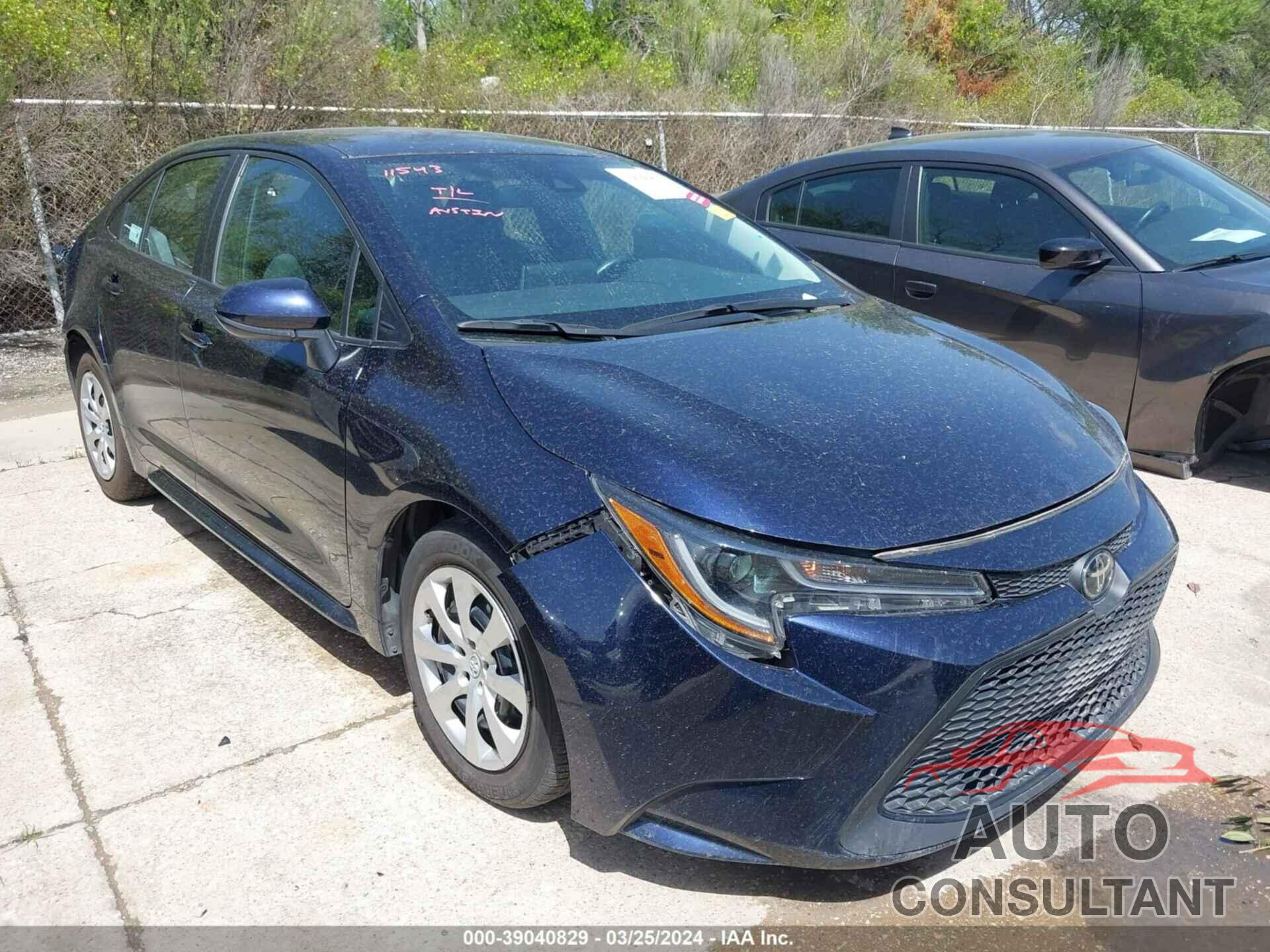 TOYOTA COROLLA 2021 - 5YFEPMAE2MP268532