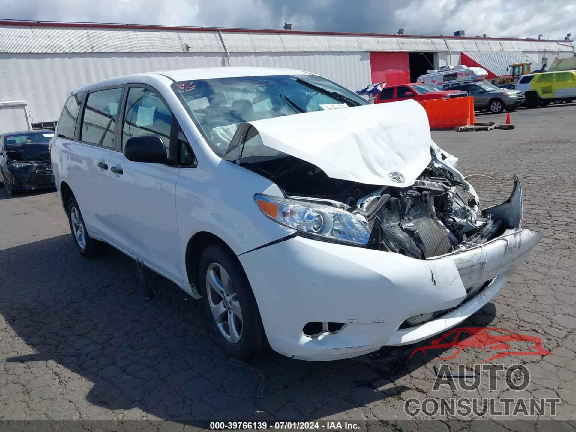 TOYOTA SIENNA 2017 - 5TDZZ3DC4HS795842