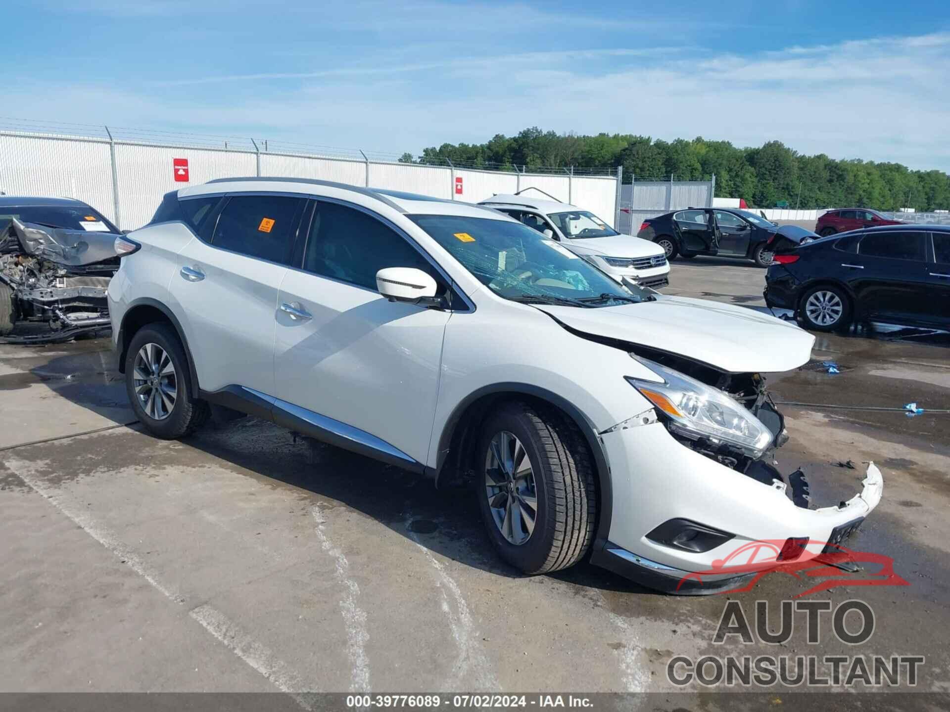 NISSAN MURANO 2017 - 5N1AZ2MH2HN133732