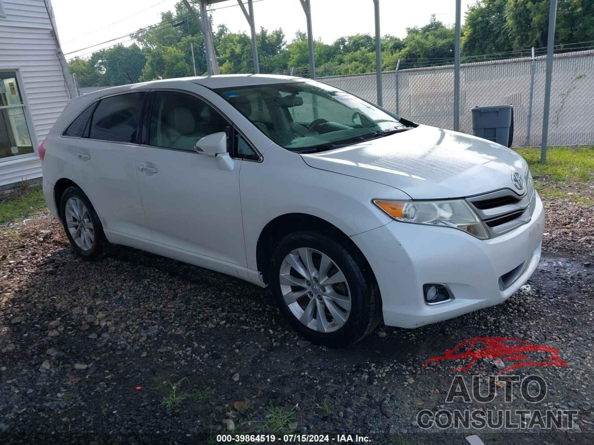 TOYOTA VENZA 2013 - 4T3ZA3BBXDU079067