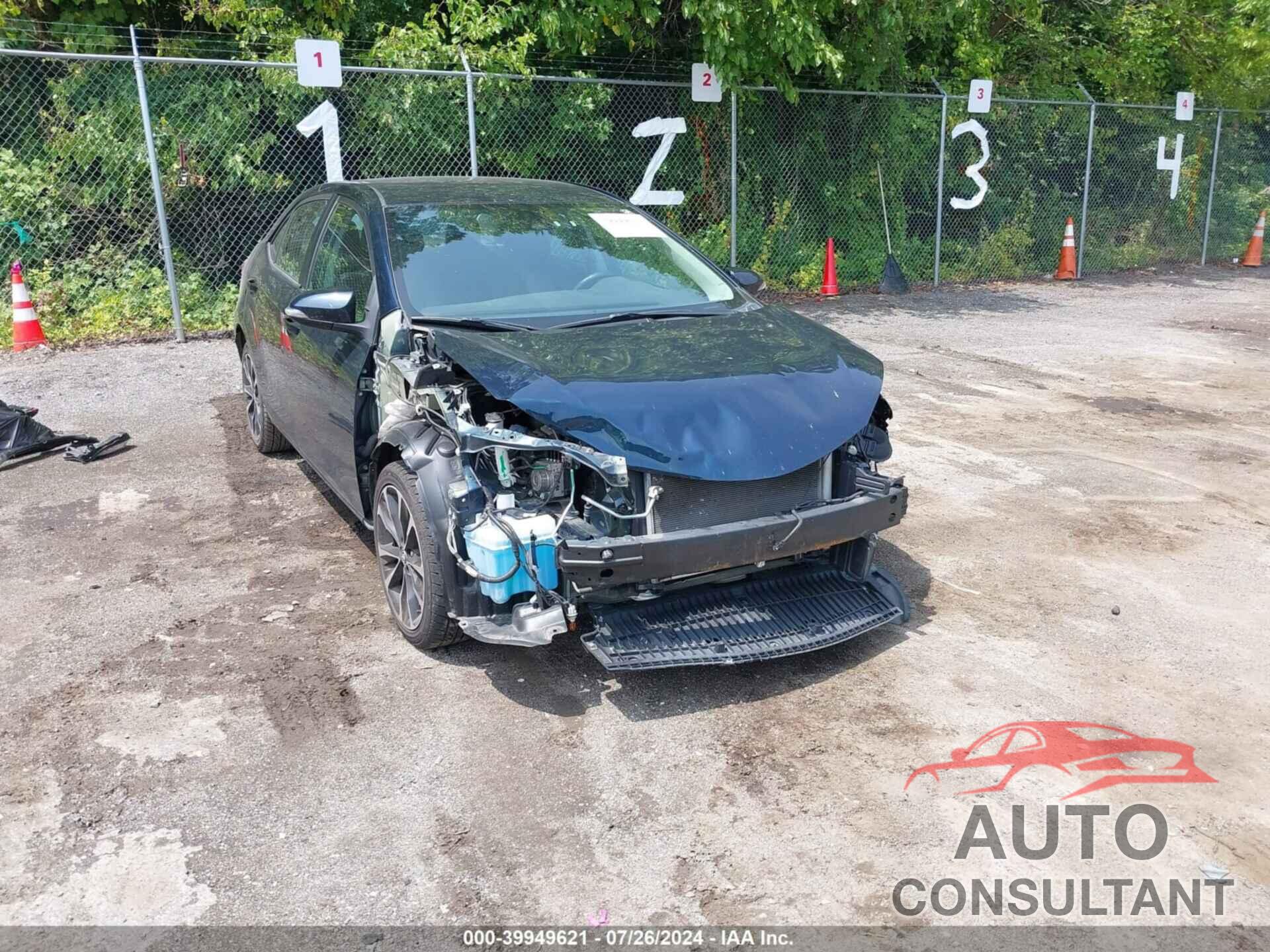 TOYOTA COROLLA 2019 - 2T1BURHE9KC169573