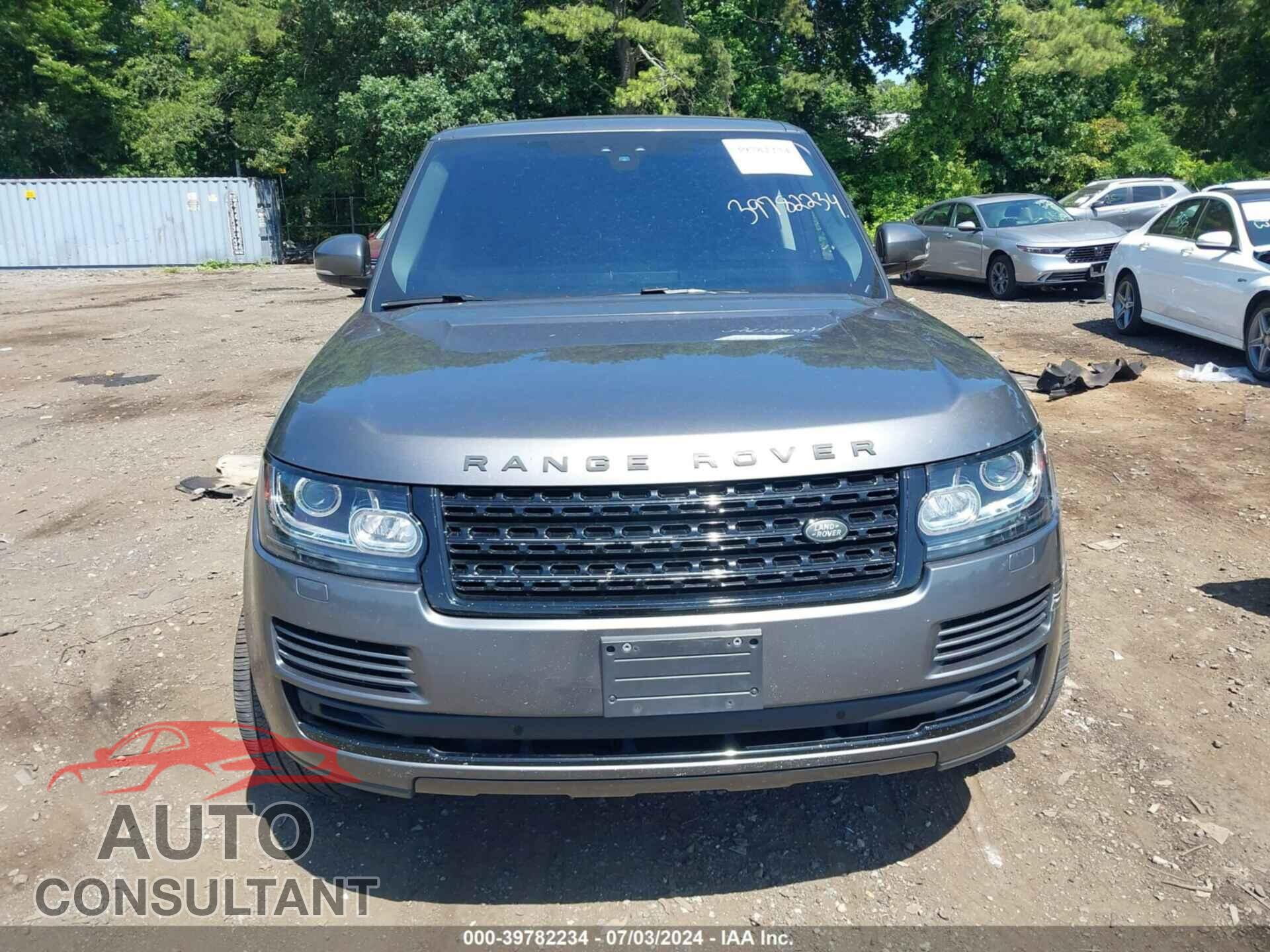 LAND ROVER RANGE ROVER 2017 - SALGS2FV8HA329549