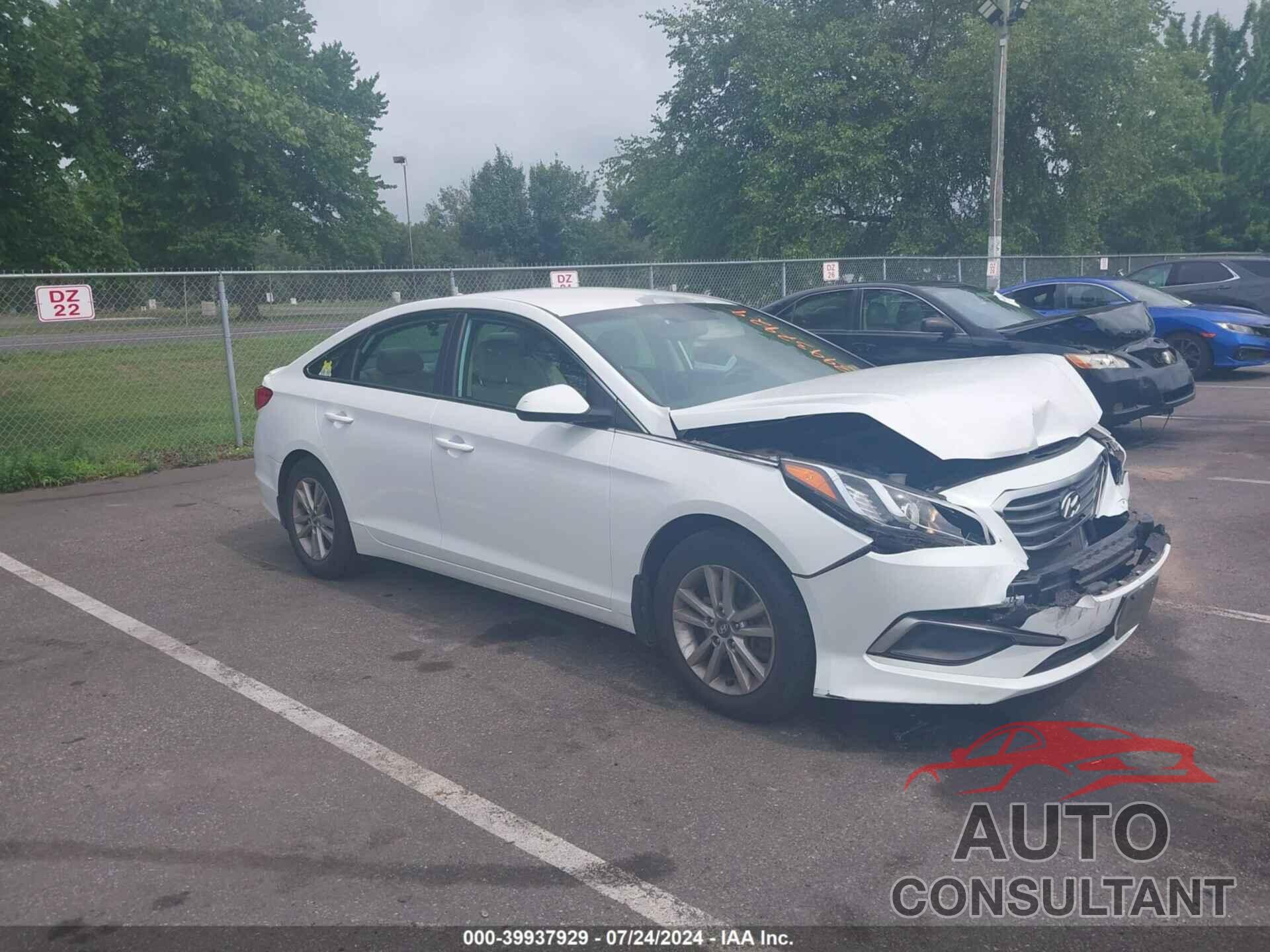 HYUNDAI SONATA 2016 - 5NPE24AF8GH292150