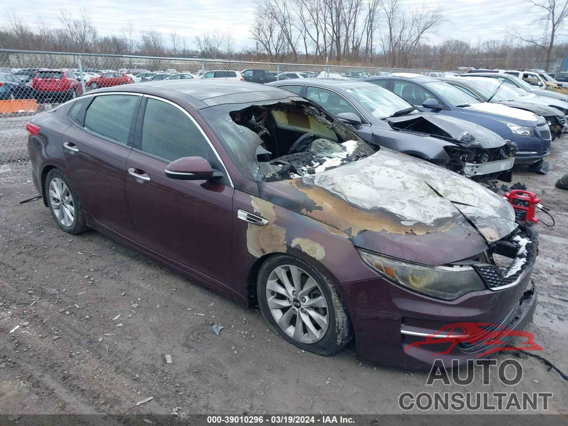 KIA OPTIMA 2017 - 5XXGU4L39HG144799