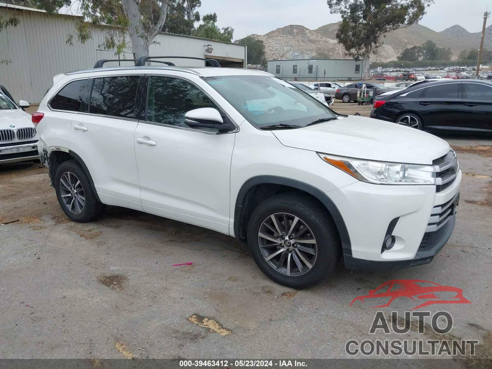 TOYOTA HIGHLANDER 2017 - 5TDJZRFH1HS420029