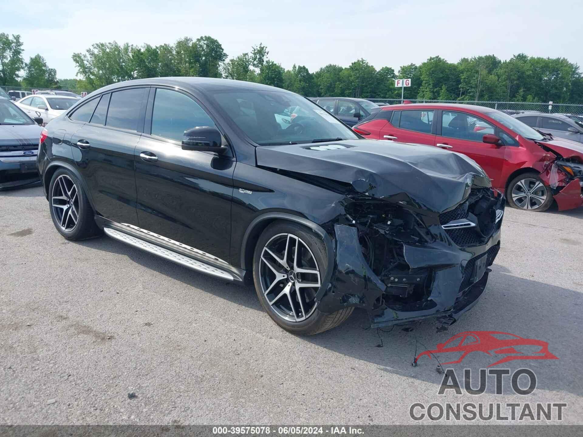 MERCEDES-BENZ AMG GLE 43 COUPE 2019 - 4JGED6EB3KA138941