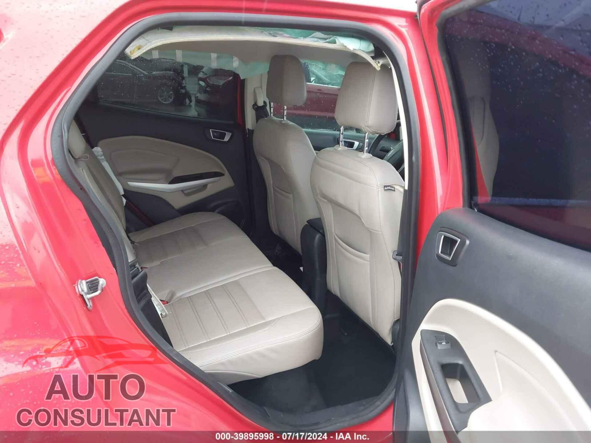 FORD ECOSPORT 2019 - MAJ6S3KL7KC267625