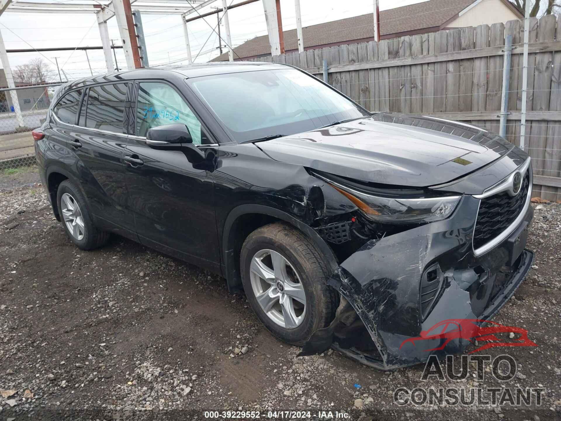 TOYOTA HIGHLANDER 2021 - 5TDBZRBH8MS062478