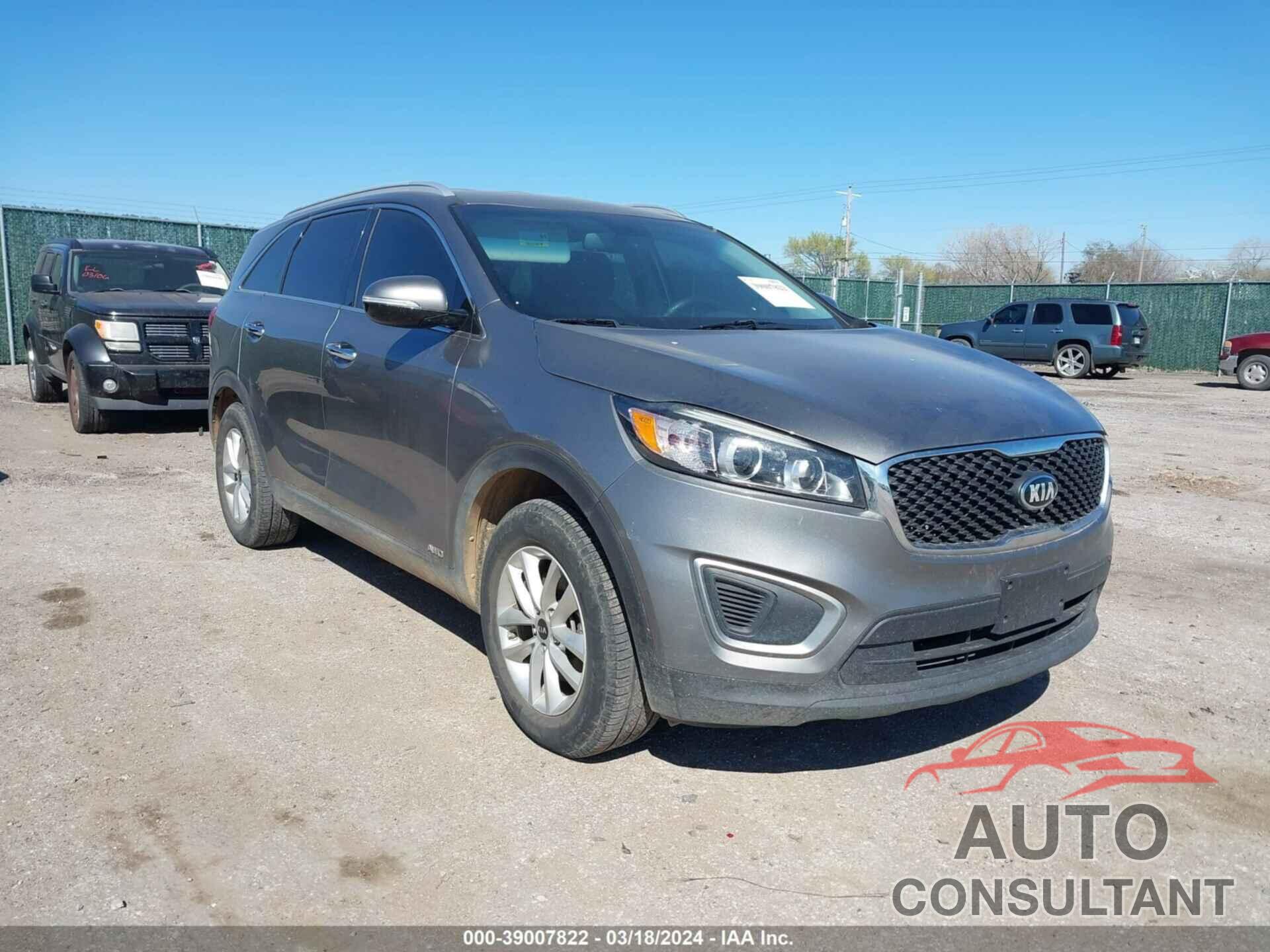 KIA SORENTO 2016 - 5XYPGDA33GG108188