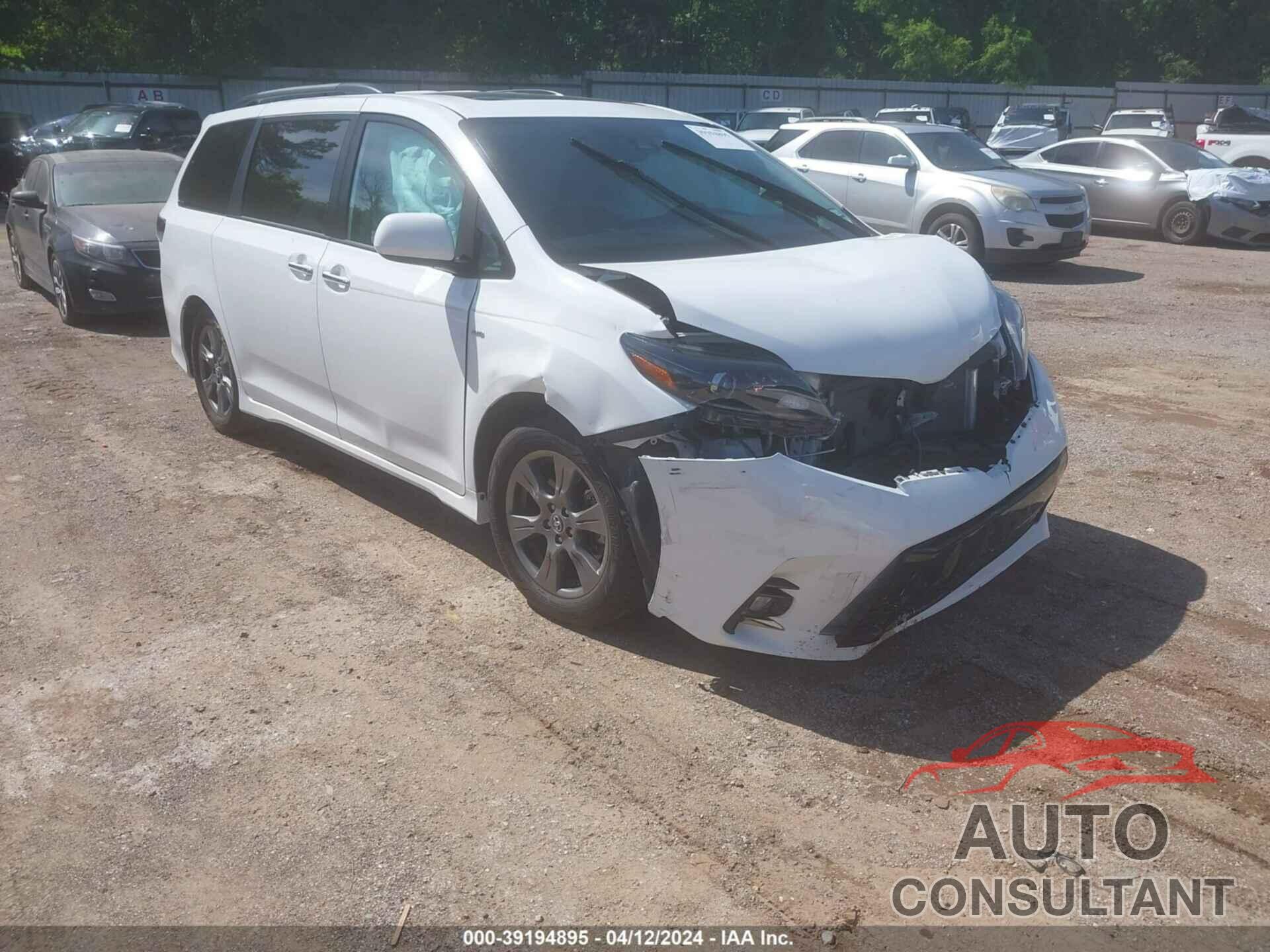 TOYOTA SIENNA 2020 - 5TDEZ3DC3LS238766