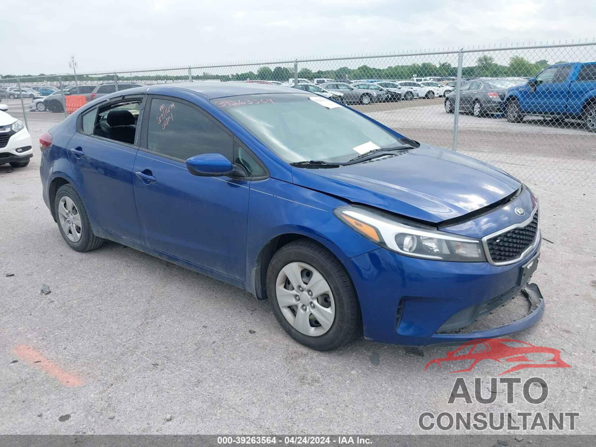 KIA FORTE 2018 - 3KPFK4A72JE229800