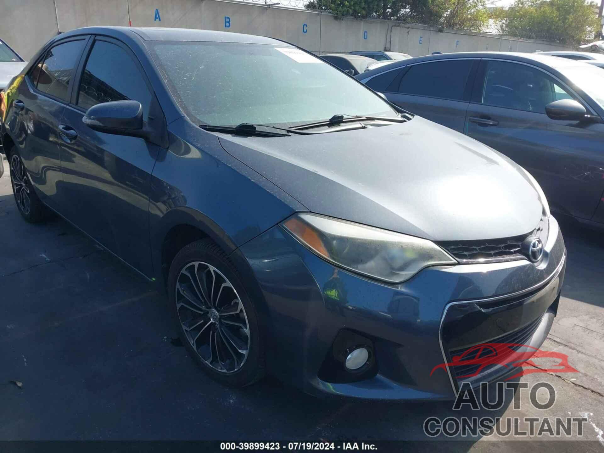 TOYOTA COROLLA 2016 - 5YFBURHE8GP533179