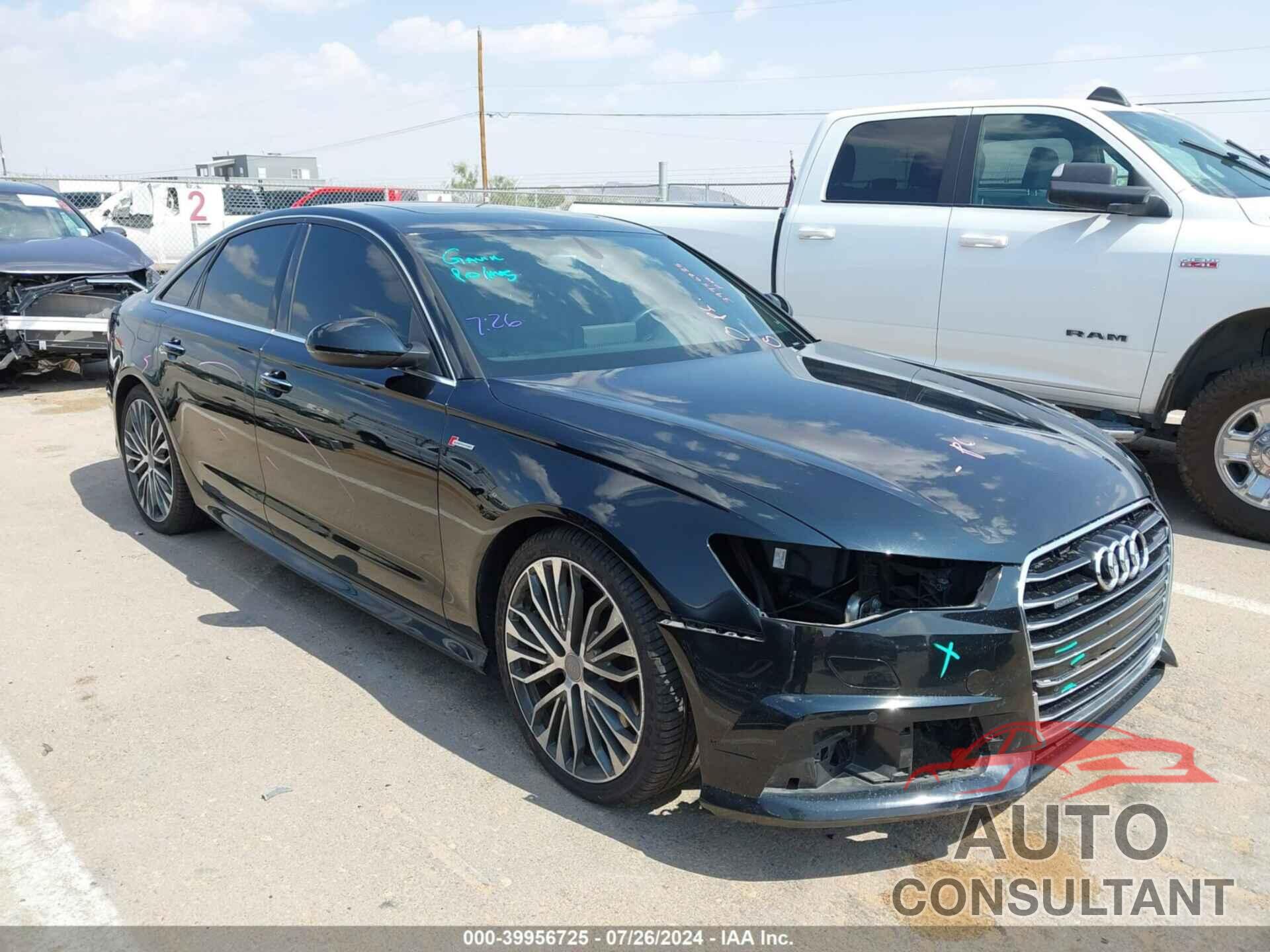 AUDI A6 2016 - WAUFGAFC3GN171915