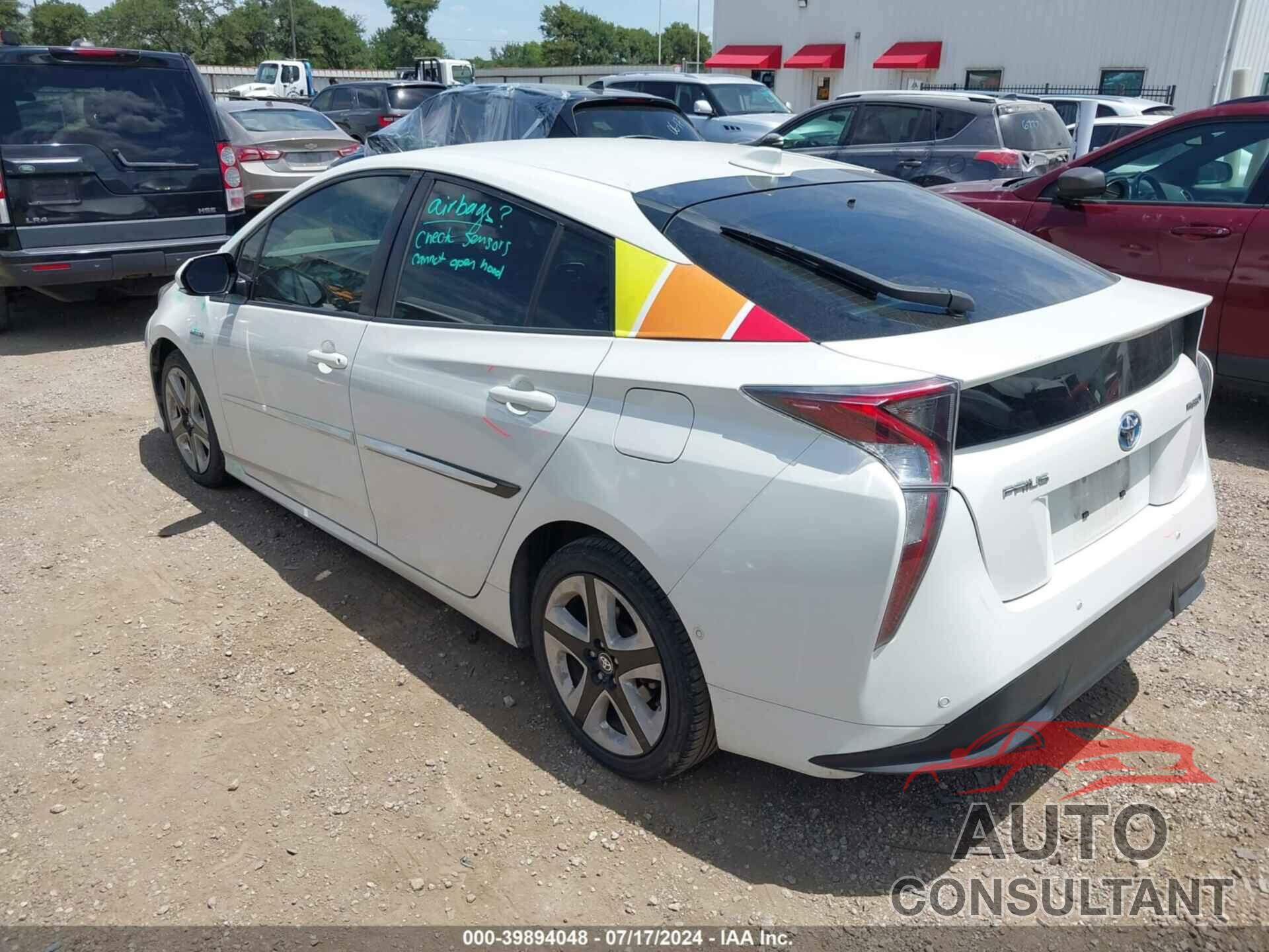 TOYOTA PRIUS 2017 - JTDKARFU7H3537124