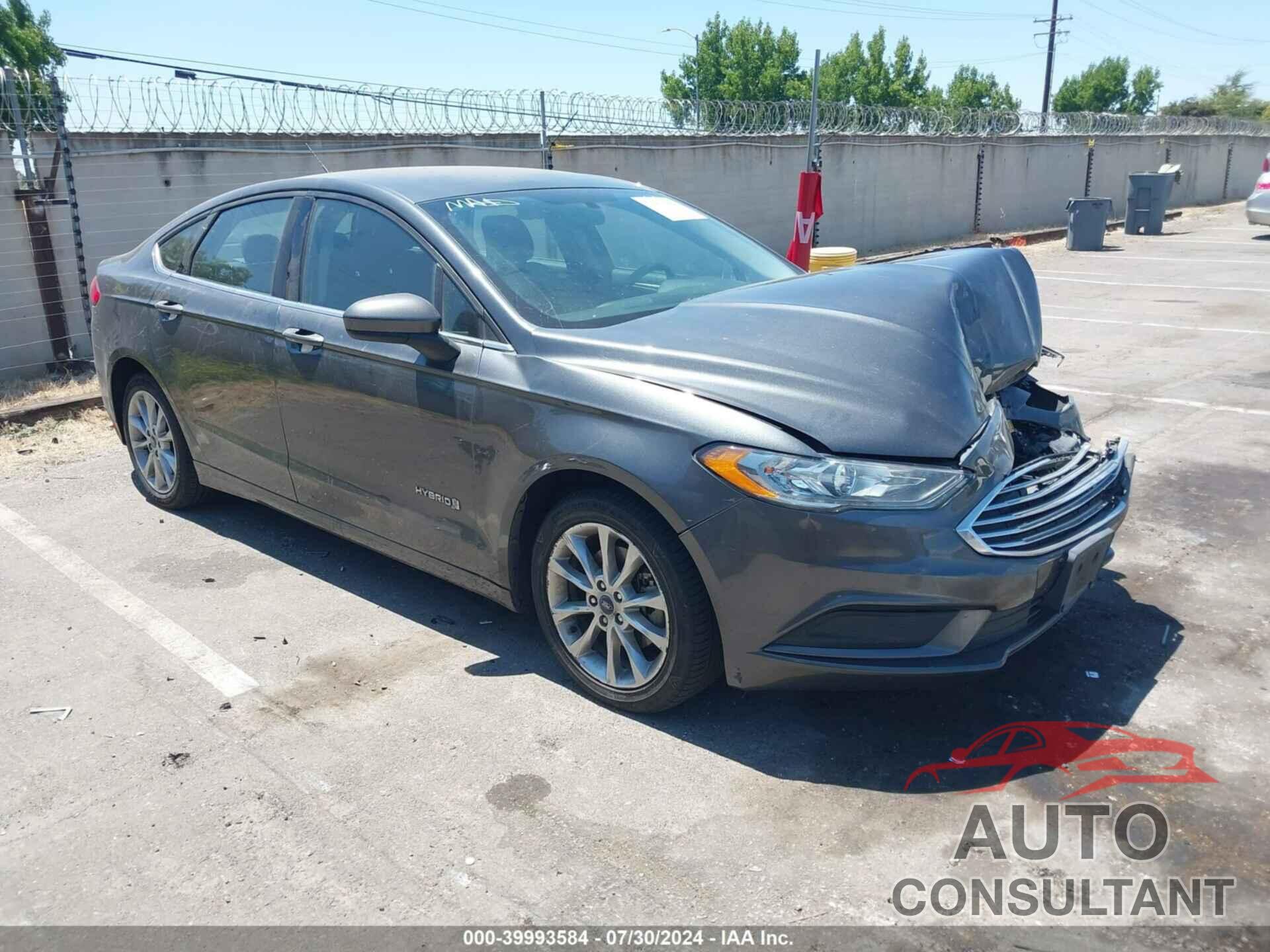 FORD FUSION HYBRID 2017 - 3FA6P0LU4HR237290