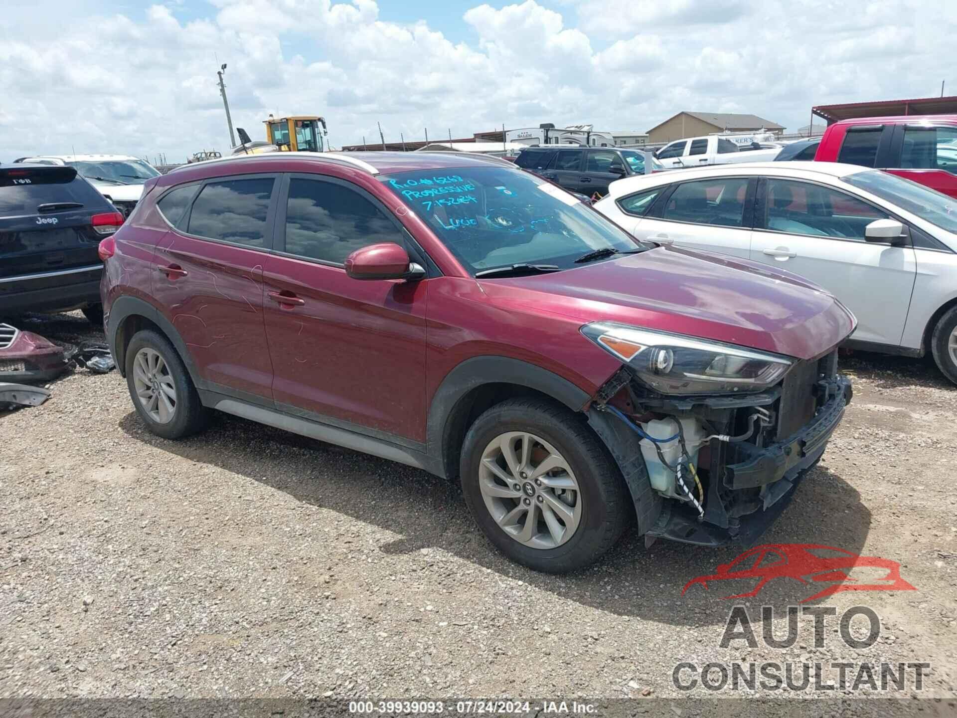 HYUNDAI TUCSON 2017 - KM8J33A45HU482141