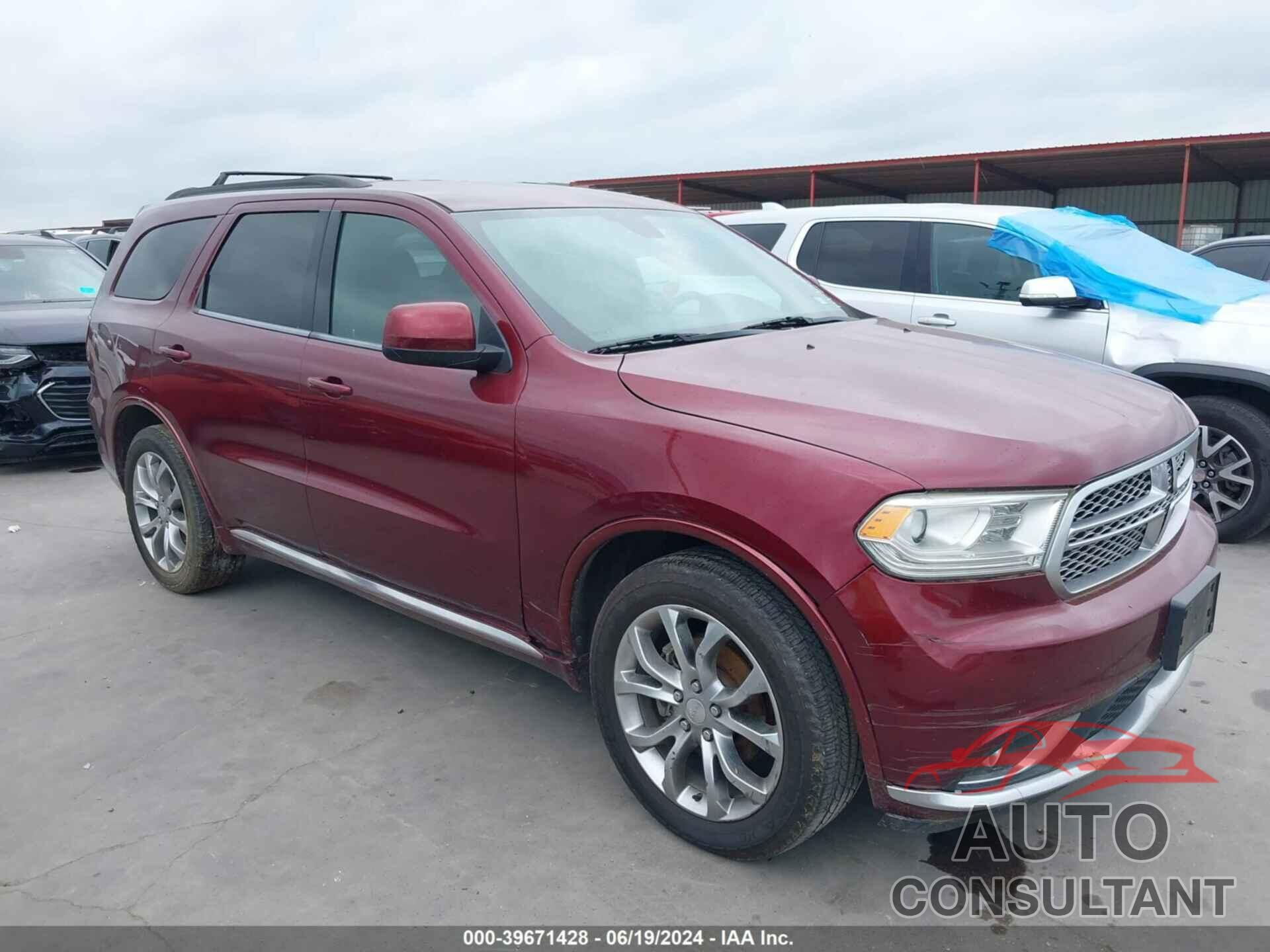 DODGE DURANGO 2017 - 1C4RDHAG1HC747784