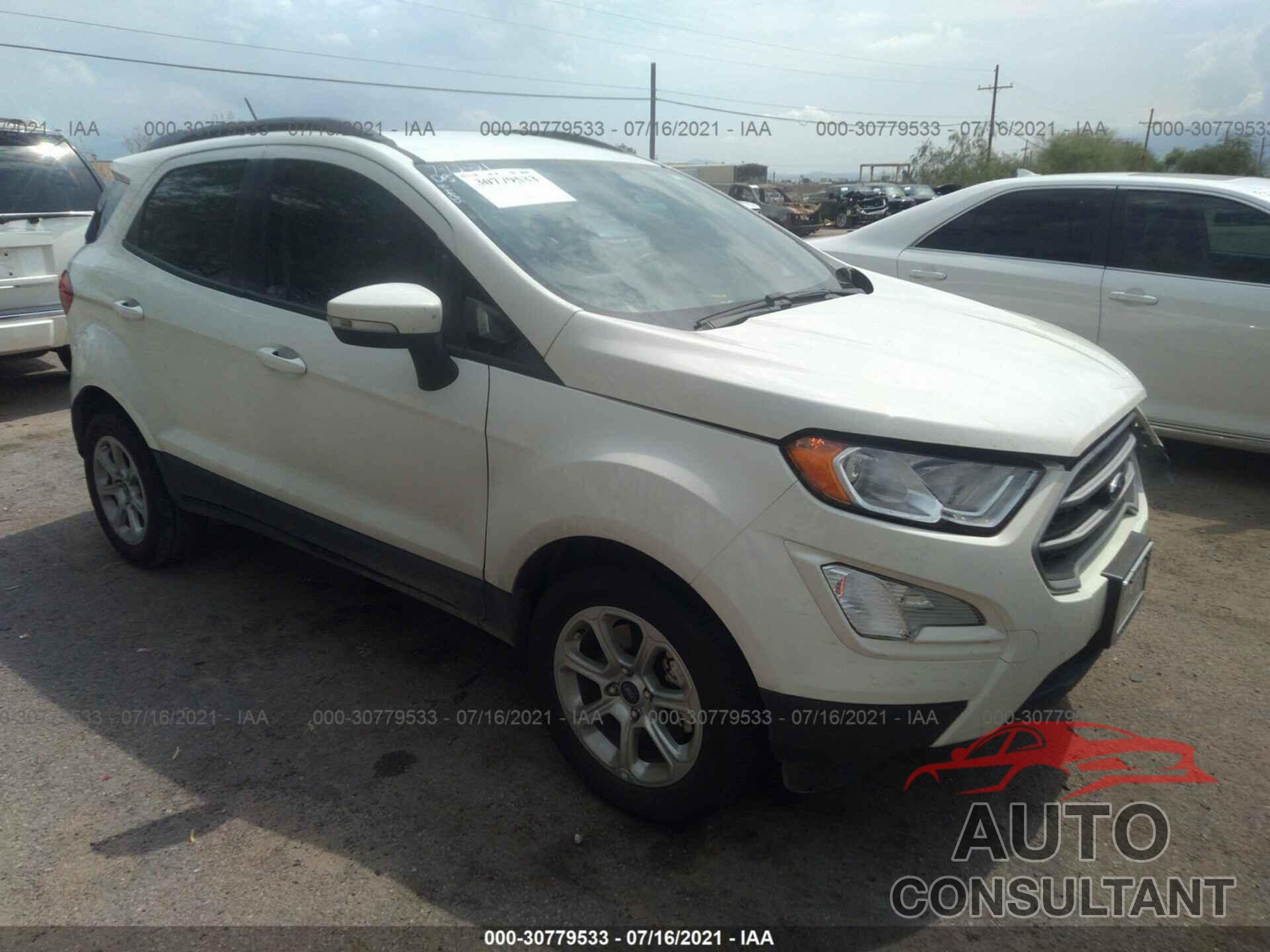 FORD ECOSPORT 2020 - MAJ3S2GE1LC394900