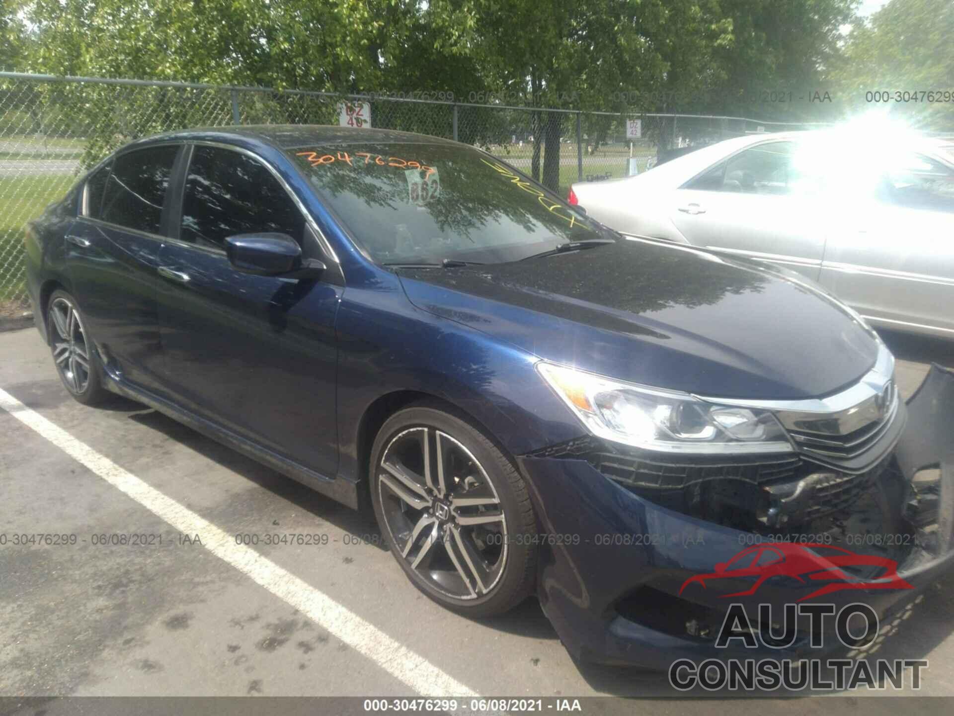 HONDA ACCORD SEDAN 2016 - 1HGCR2F54GA186259