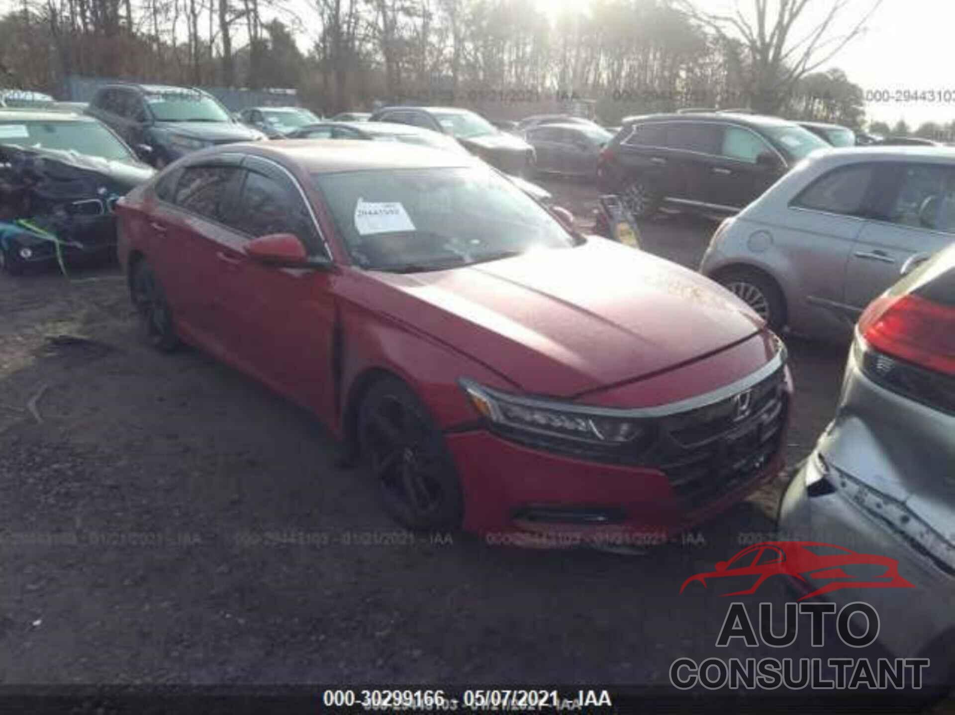 HONDA ACCORD SEDAN 2018 - 1HGCV1F37JA160542