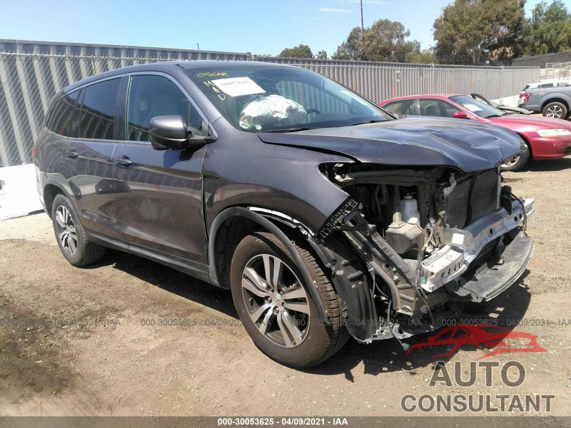 HONDA PILOT 2016 - 5FNYF5H34GB047489