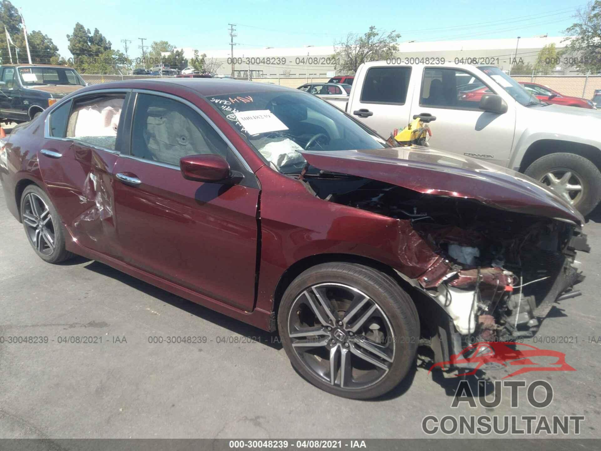 HONDA ACCORD SEDAN 2016 - 1HGCR2F54GA040881
