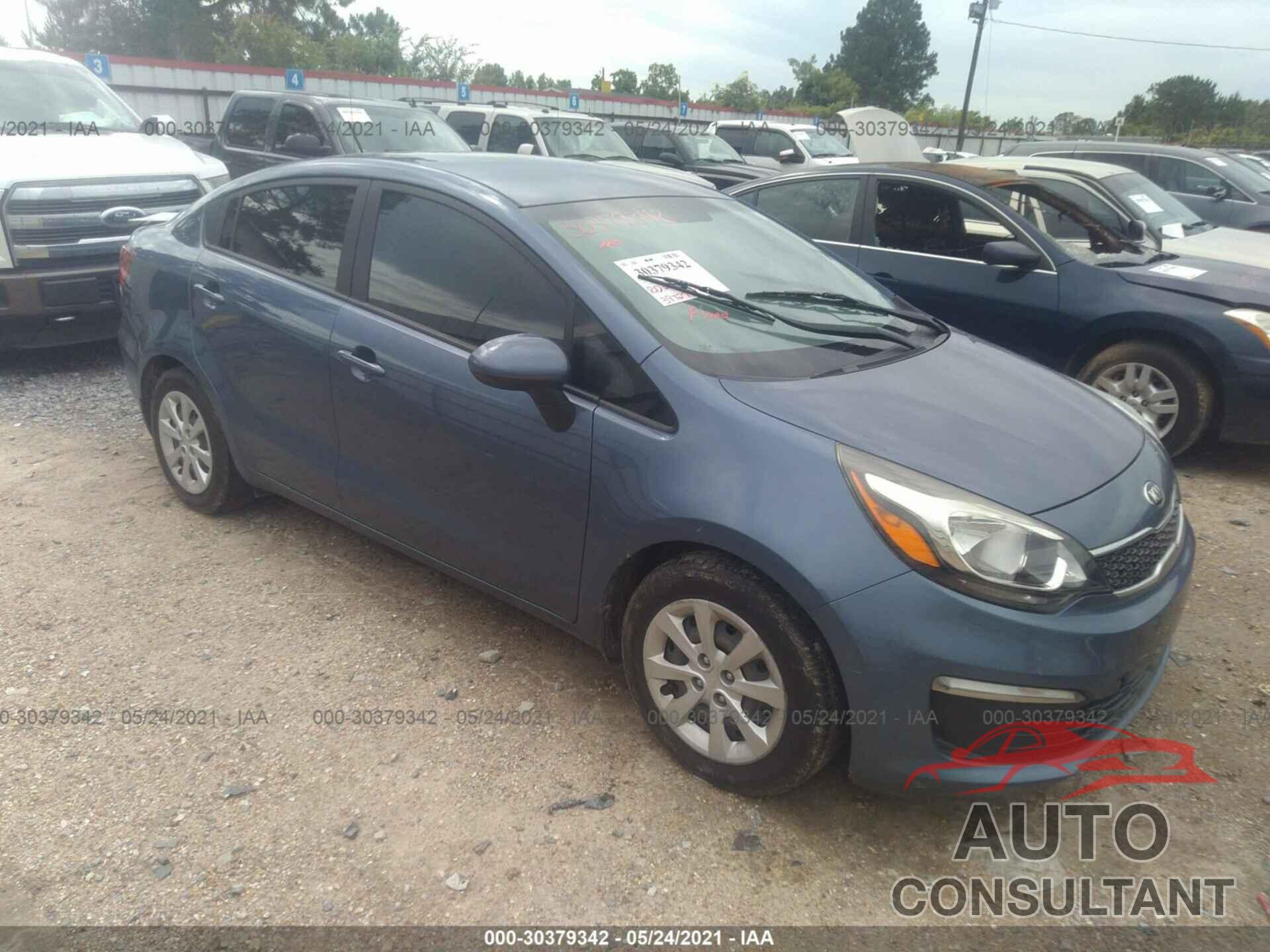 KIA RIO 2016 - KNADN4A31G6663097