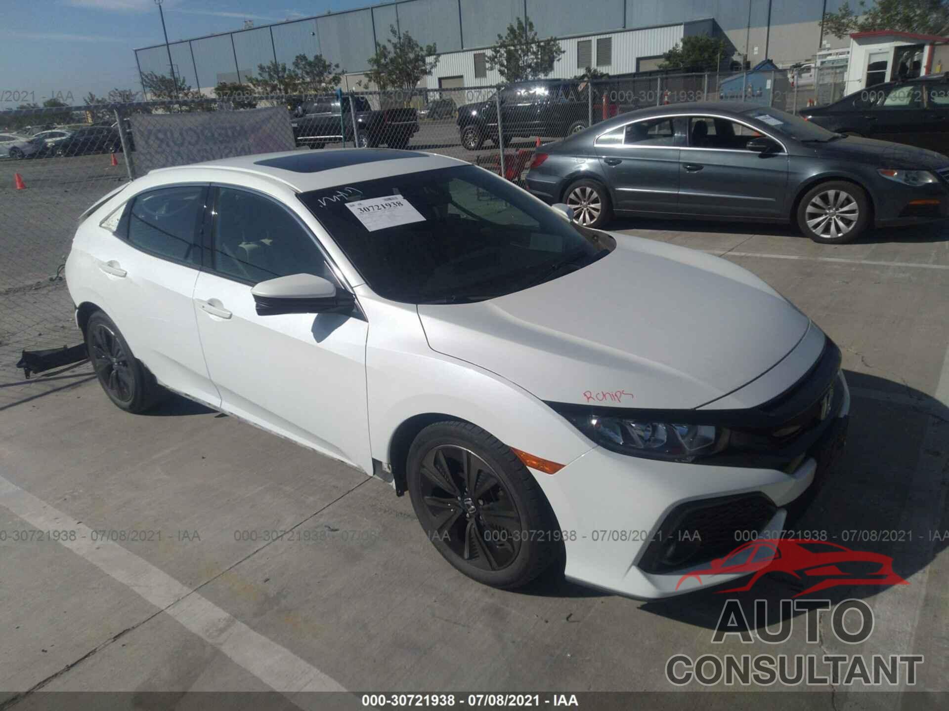 HONDA CIVIC HATCHBACK 2018 - SHHFK7H50JU413311